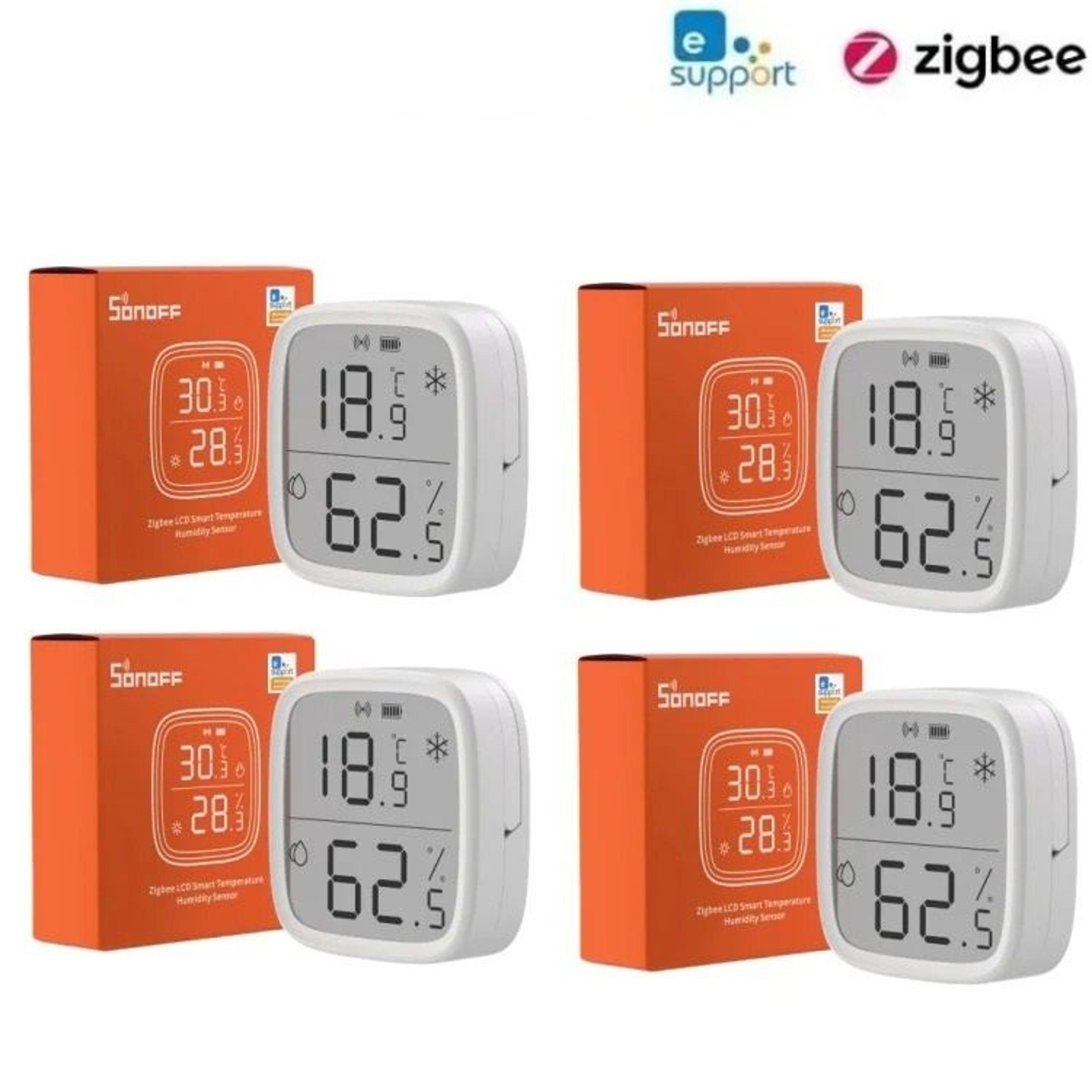 Smart Zigbee LCD Temperature And Humidity Sensor With Real Time Display 9