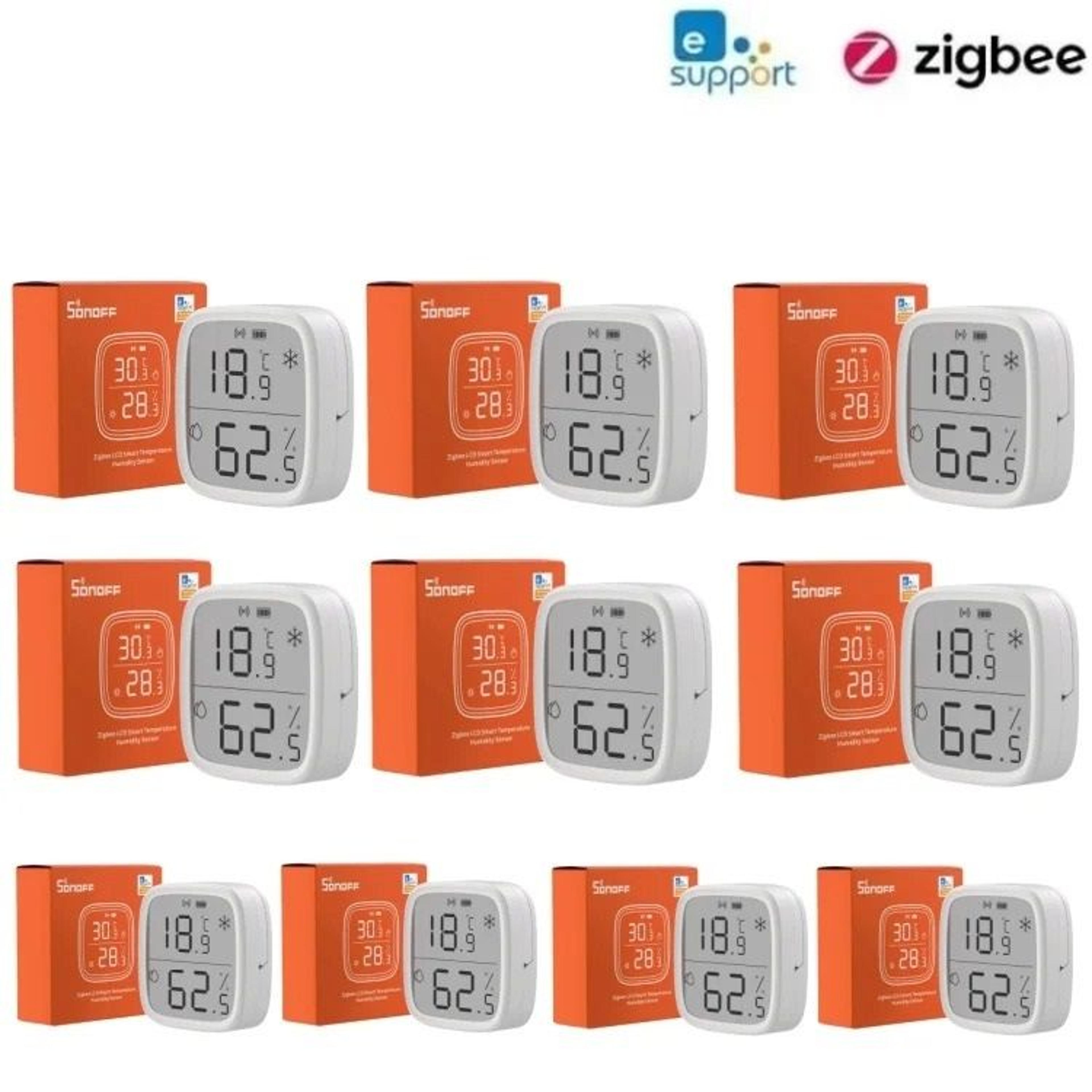 Smart Zigbee LCD Temperature And Humidity Sensor With Real Time Display 11