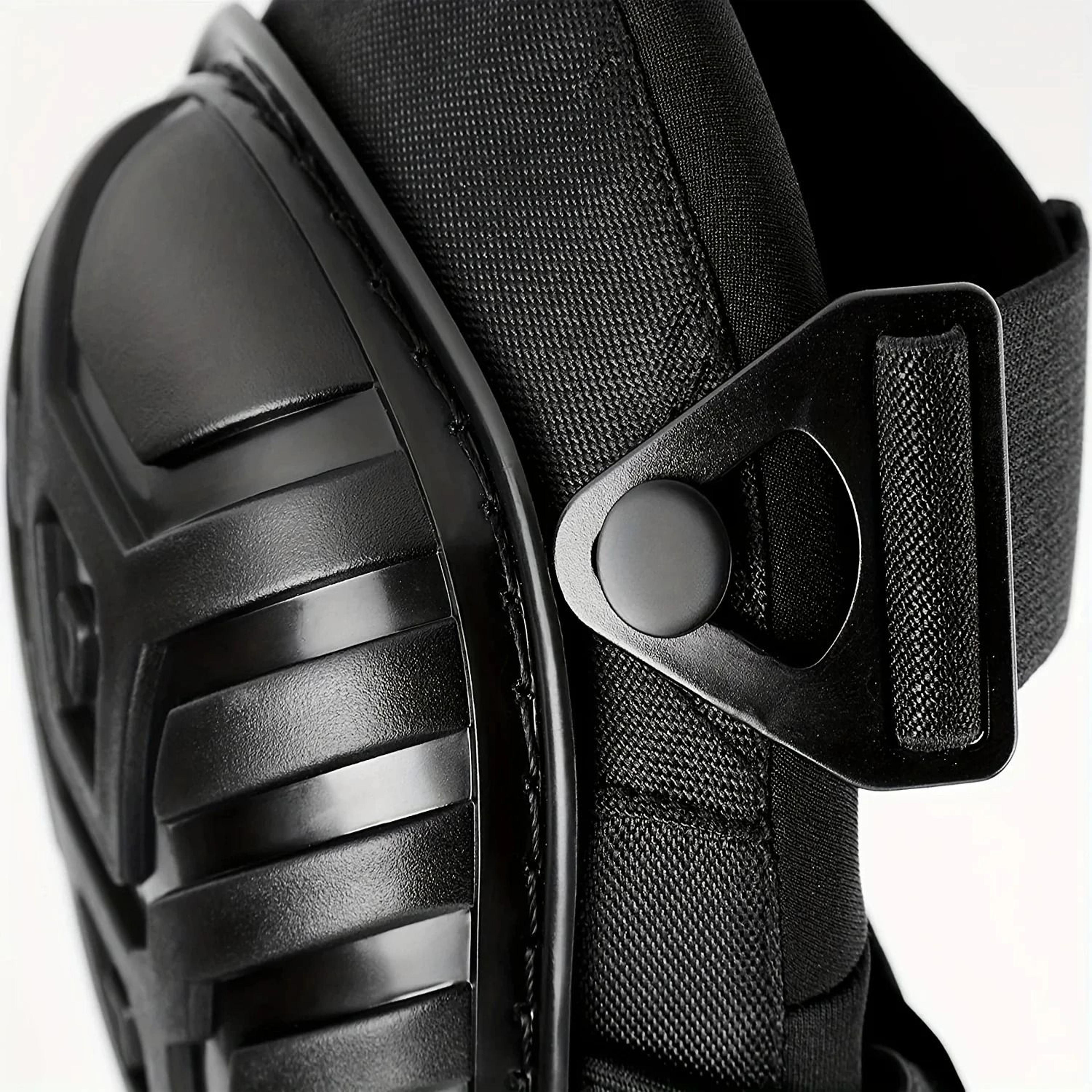 Heavy Duty Knee Pads With Double Straps And Adjustable Clips 3