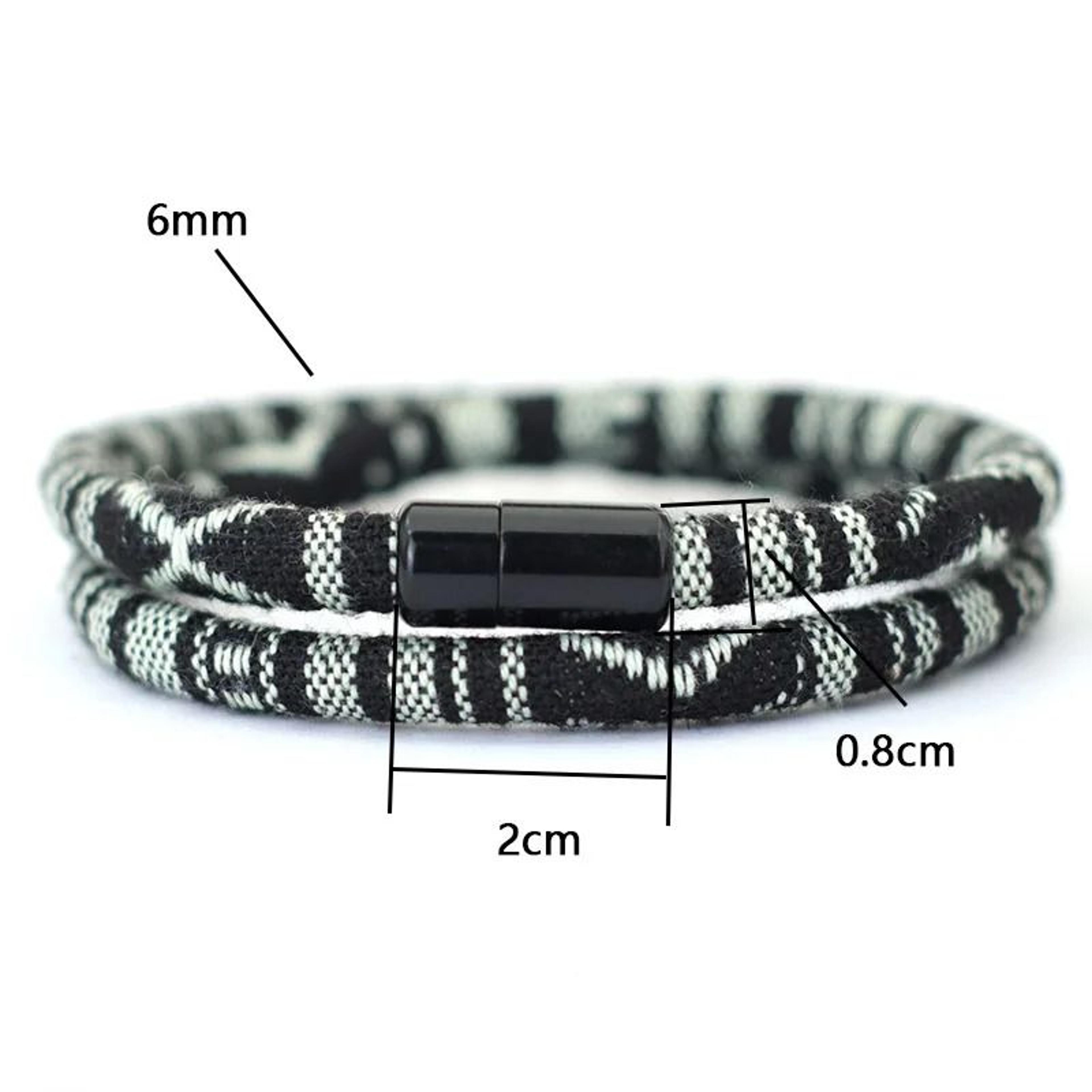 Mens Bohemian Magnetic Rope Bracelet 3