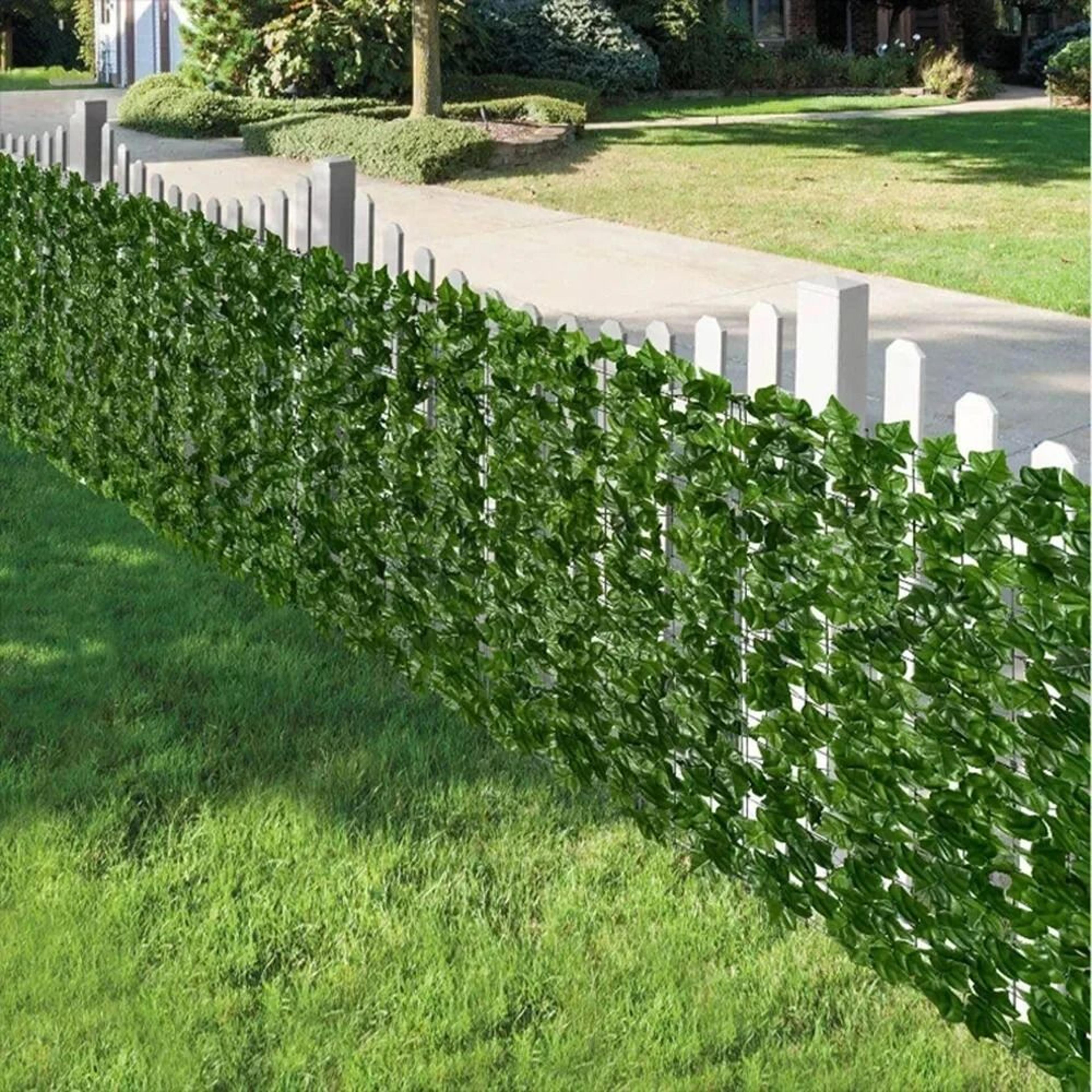 Artificial Ivy Hedge Privacy Fence Panels For Home And Garden 1