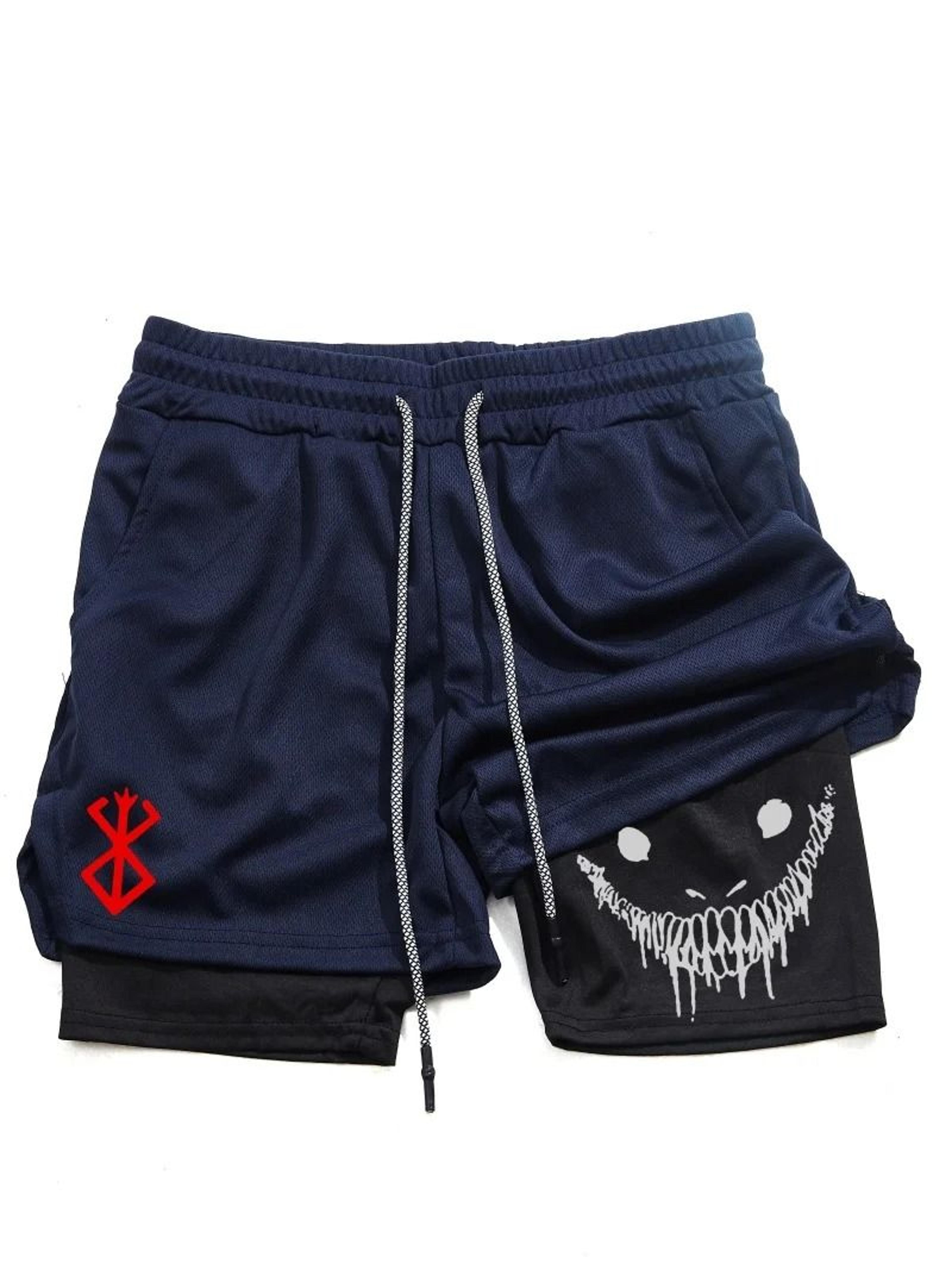 Mens 2 In 1 Quick Dry Running And Training Shorts 7