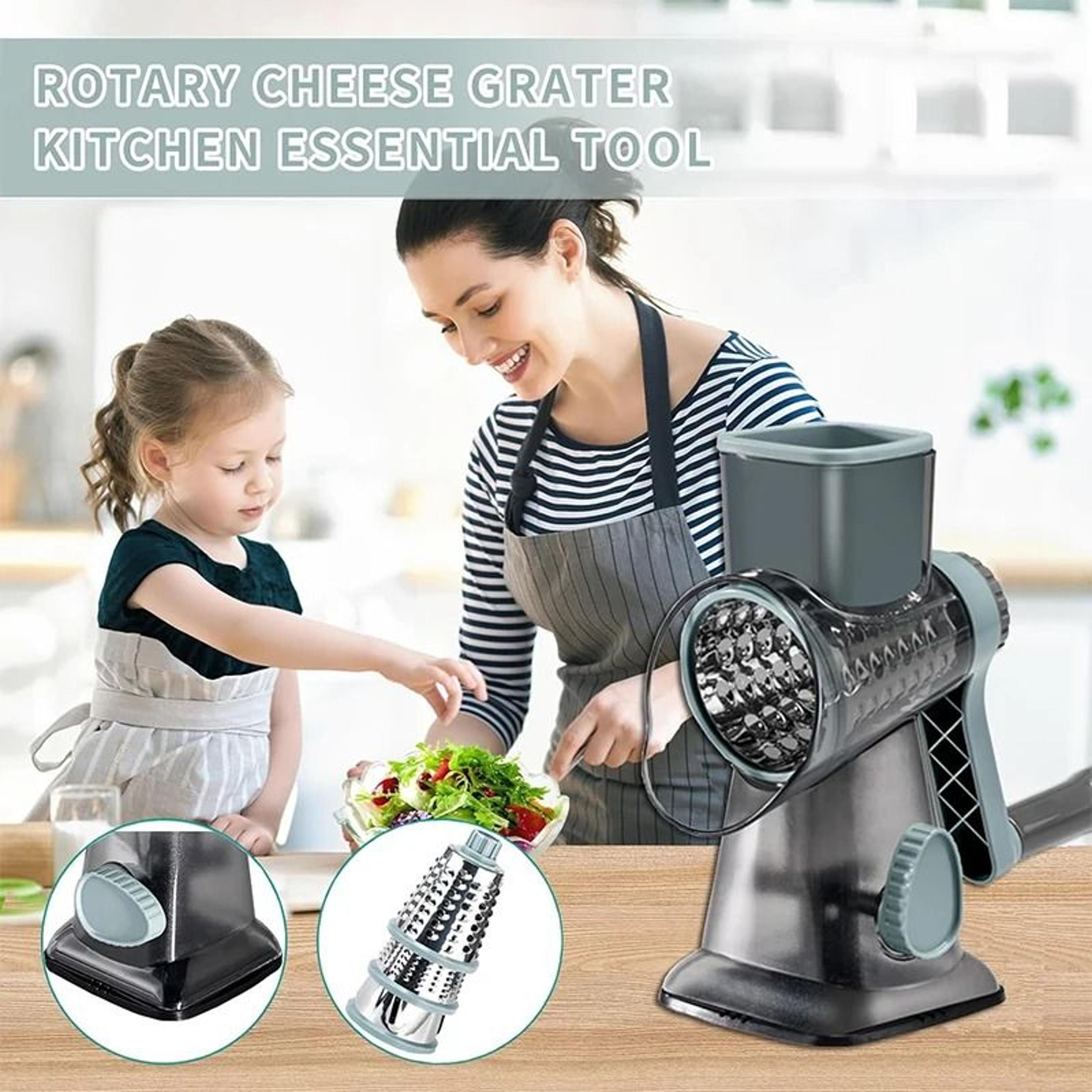 3 In 1 Rotary Cheese And Vegetable Grater 4