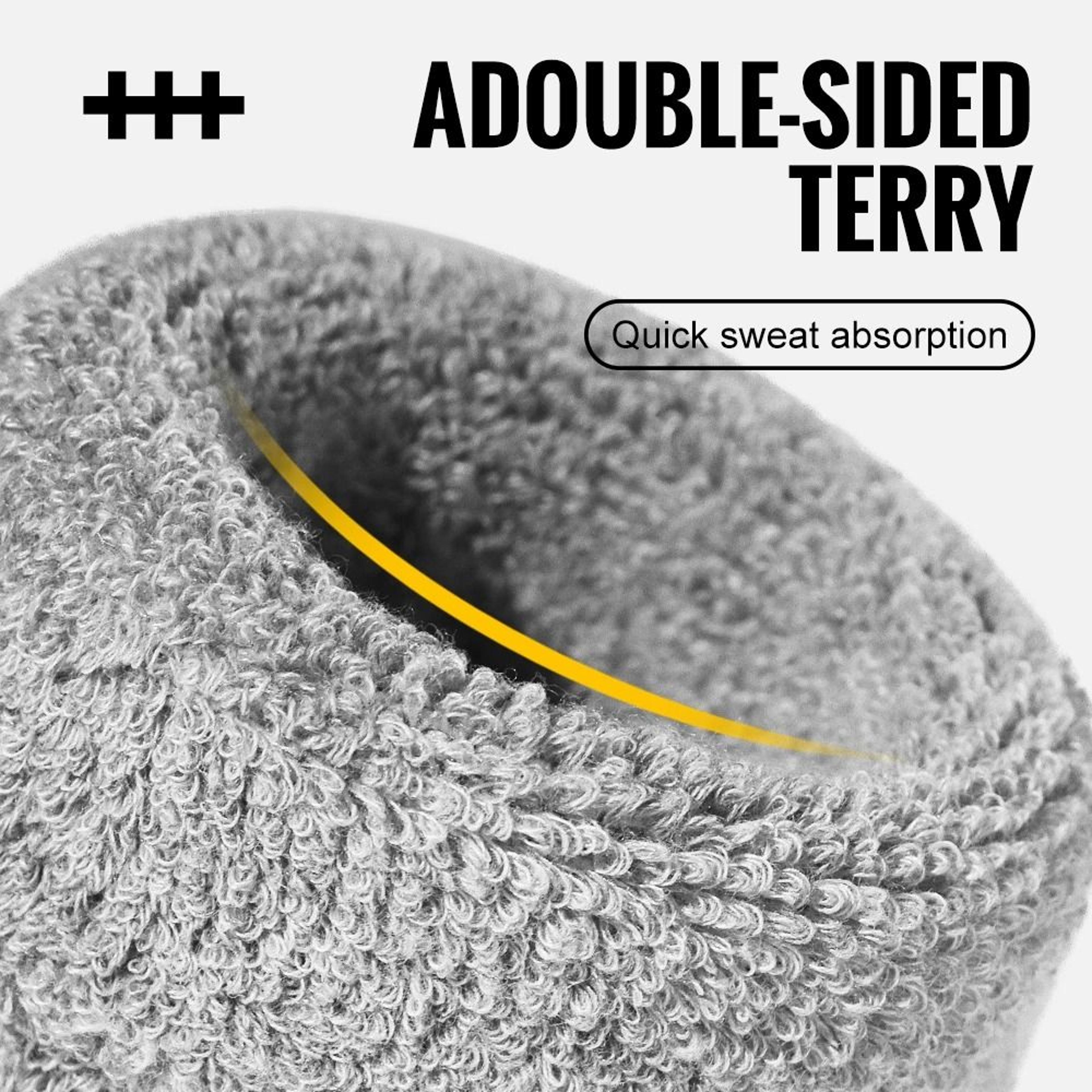 Absorbent Stretchable Wristbands For Fitness And Sports 3