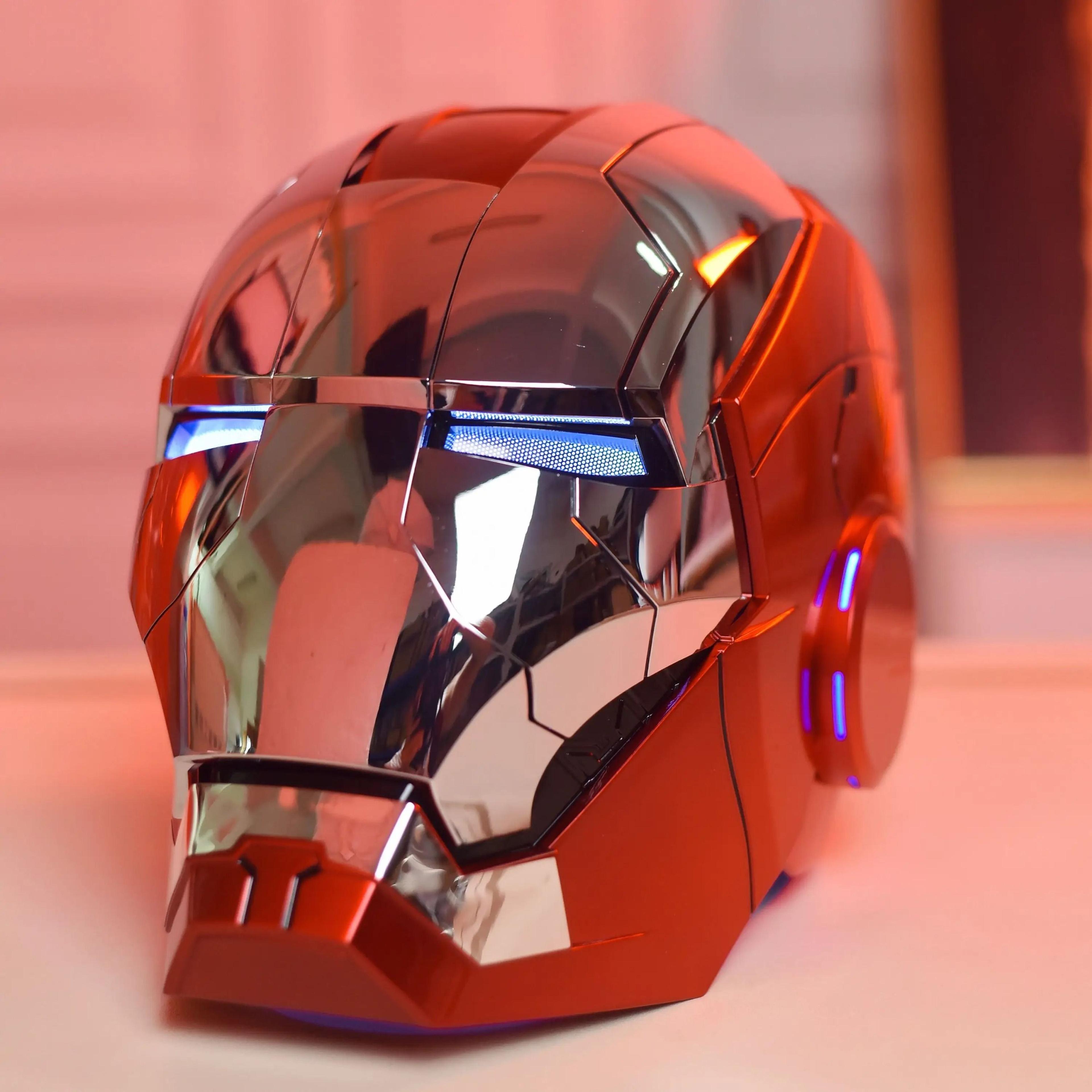 Wearable Voice Control Iron Man Helmet With LED Eyes 5