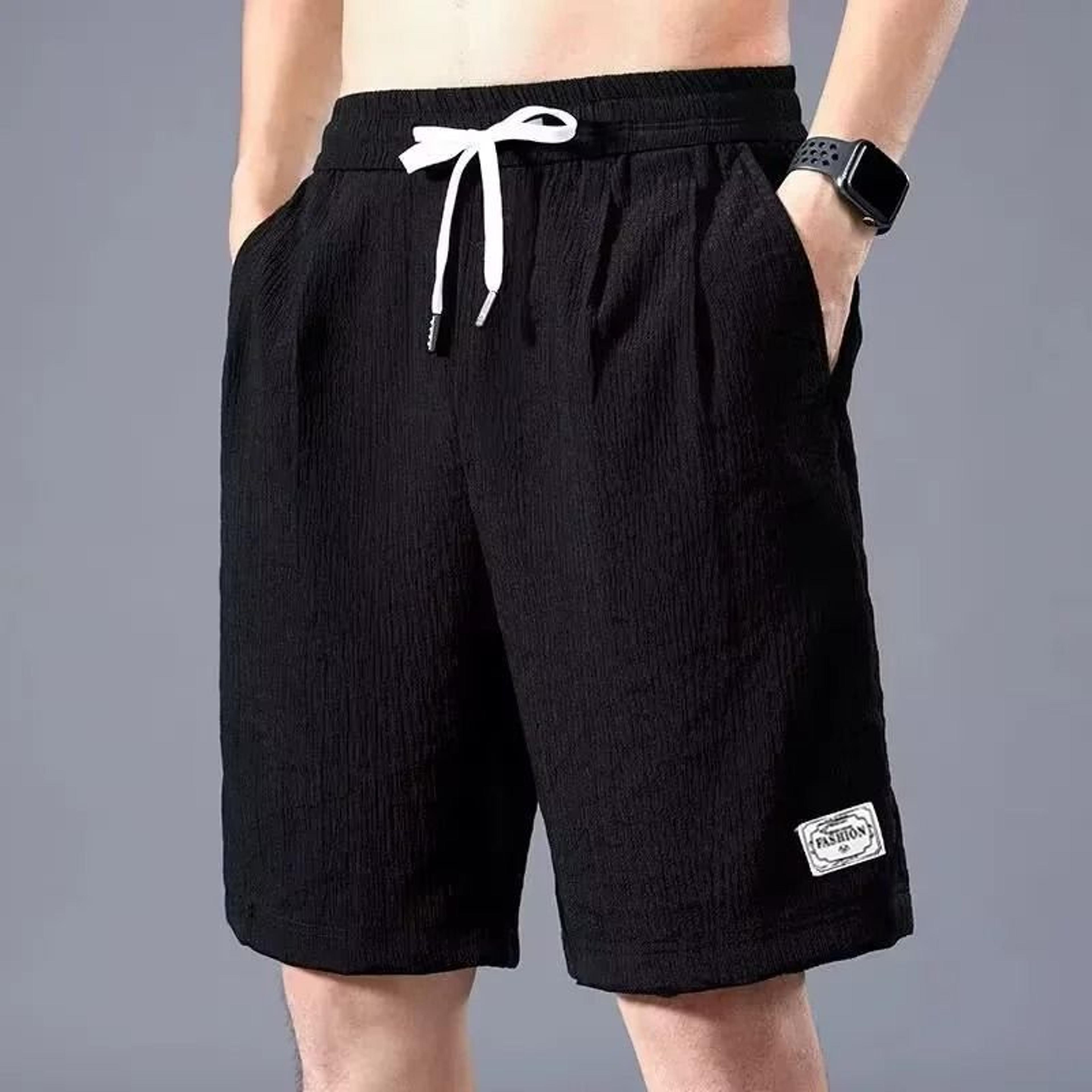 Mens Silk Style Breathable Loose Shorts 7