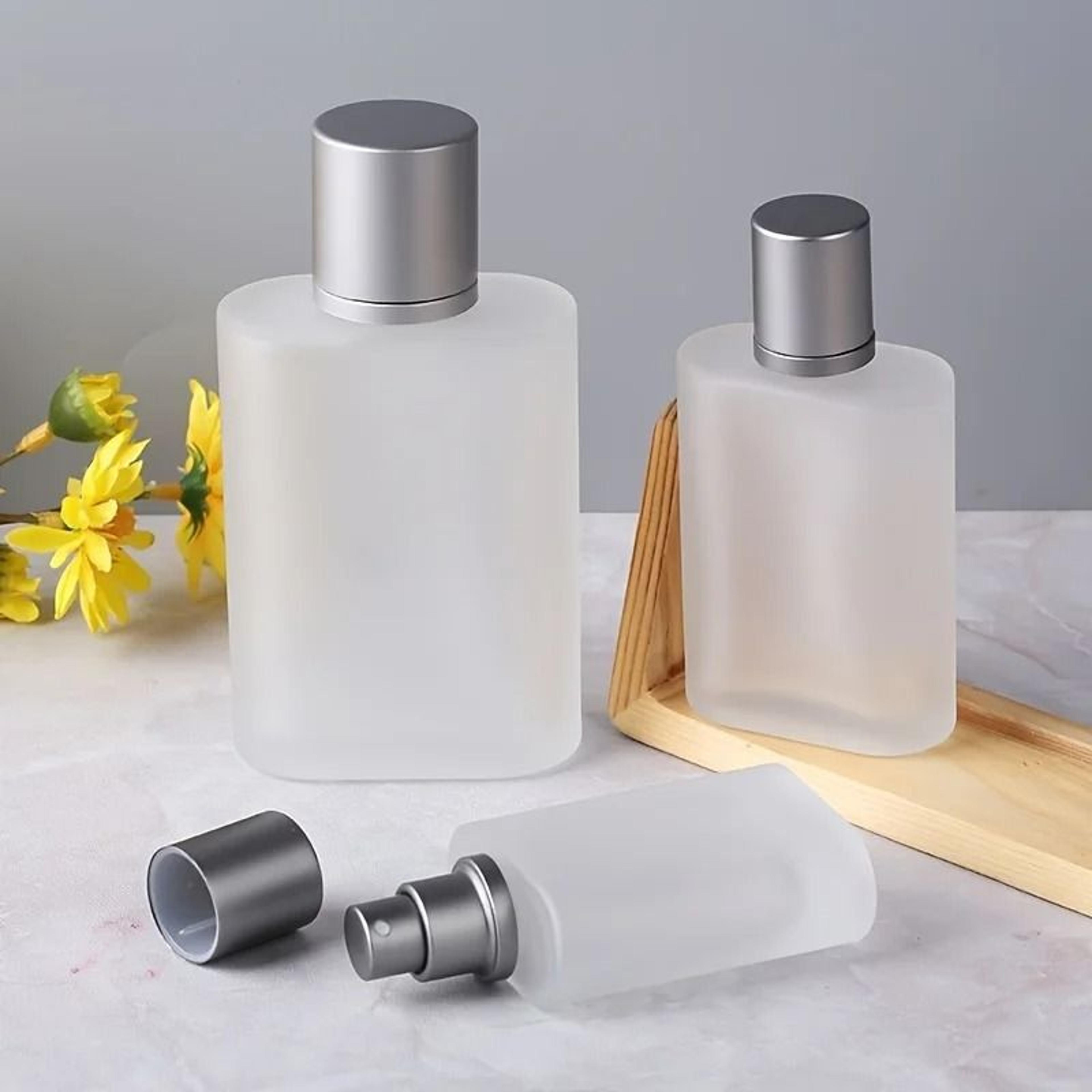 Sandblasted Glass Perfume Spray Bottle 30ml  50ml 0