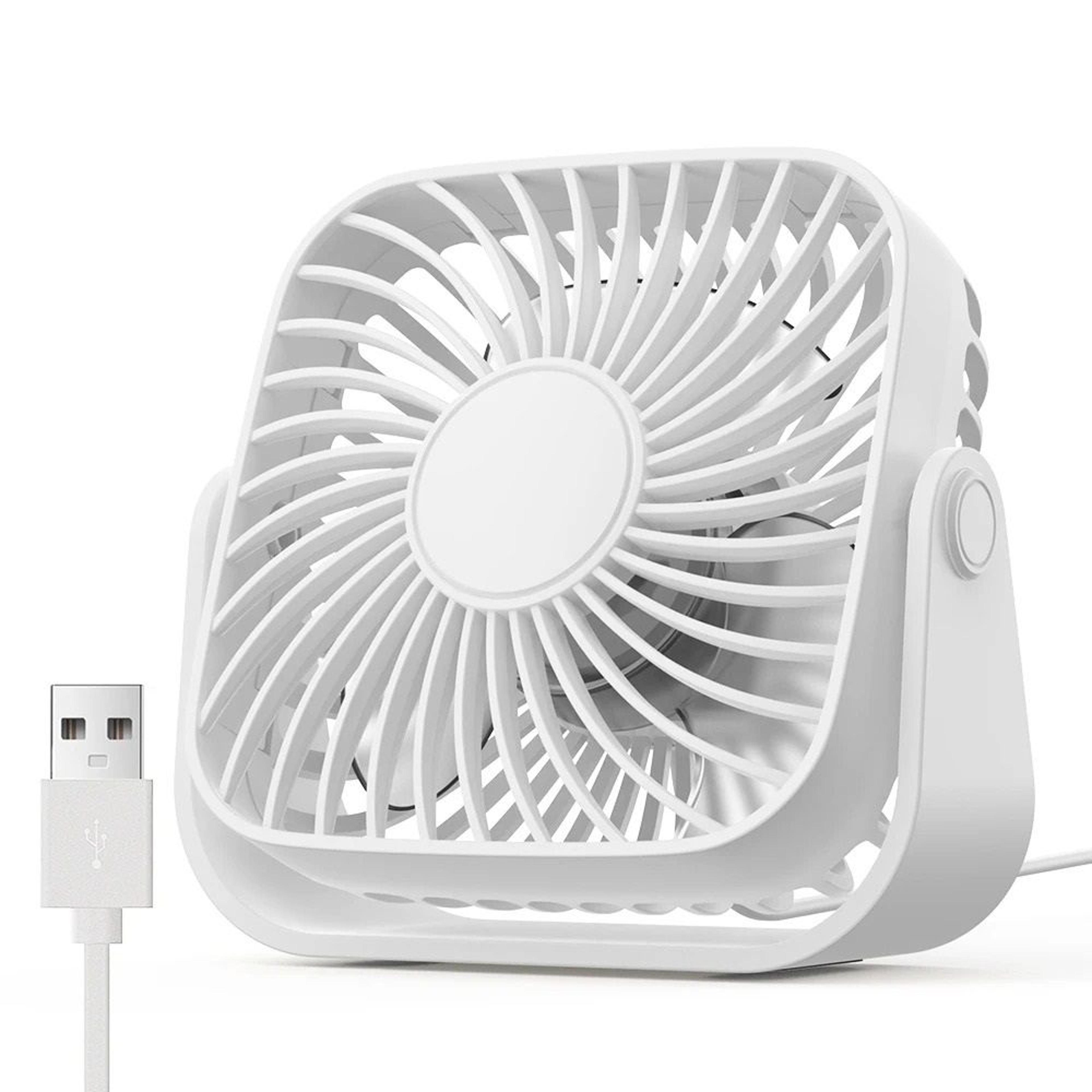 Mini Portable USB Fan With 3 Speeds And 360 Degree Rotation 9