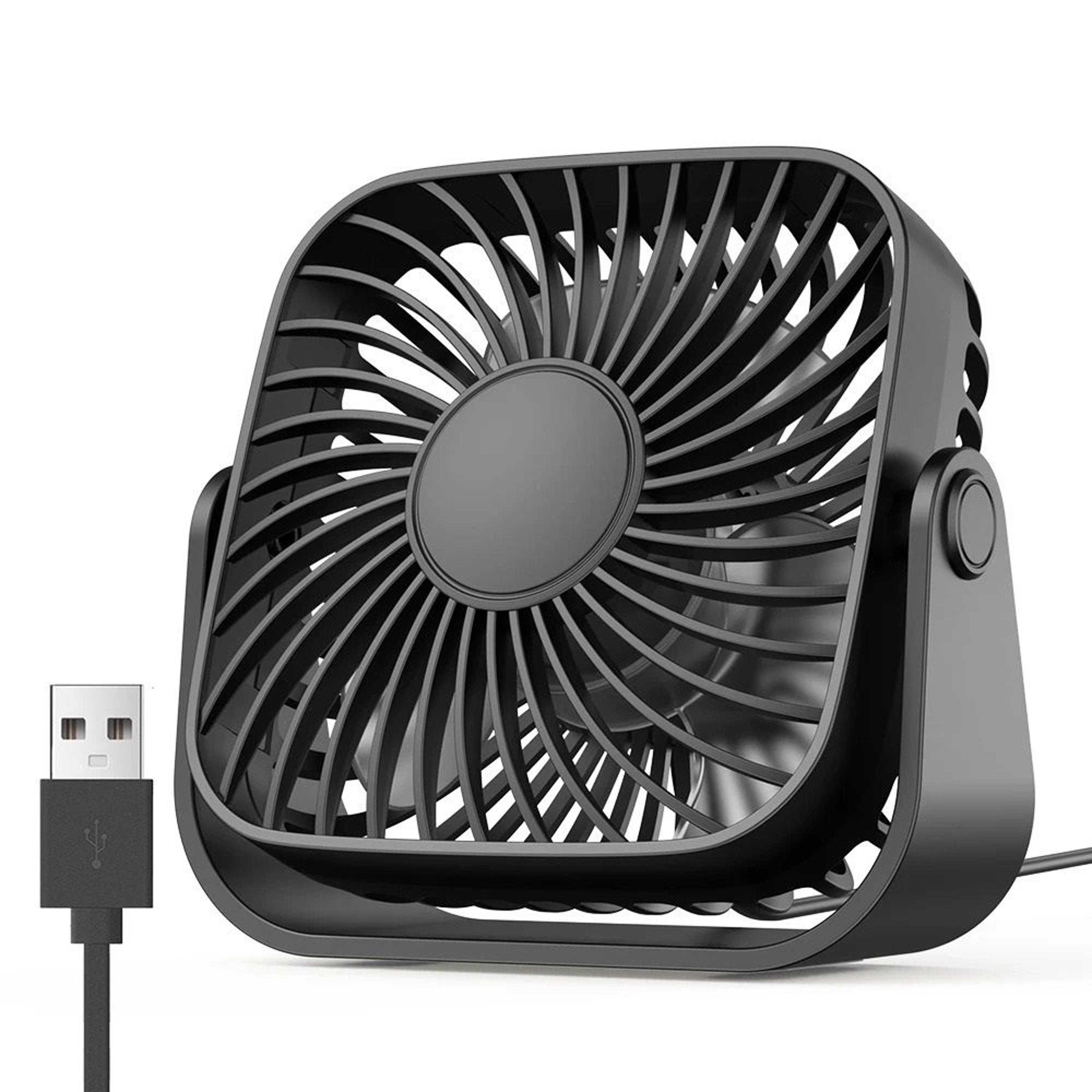 Mini Portable USB Fan With 3 Speeds And 360 Degree Rotation 5