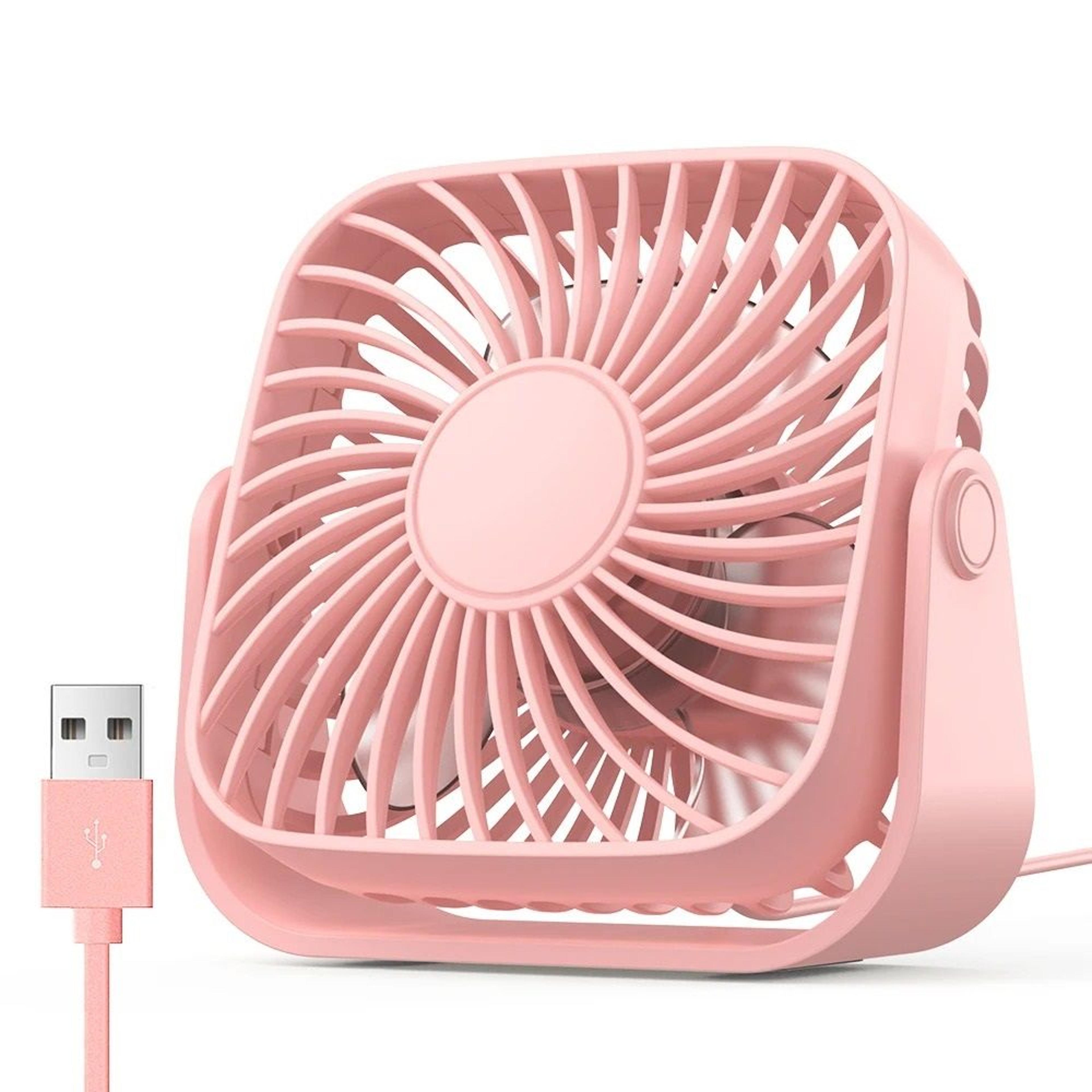 Mini Portable USB Fan With 3 Speeds And 360 Degree Rotation 8