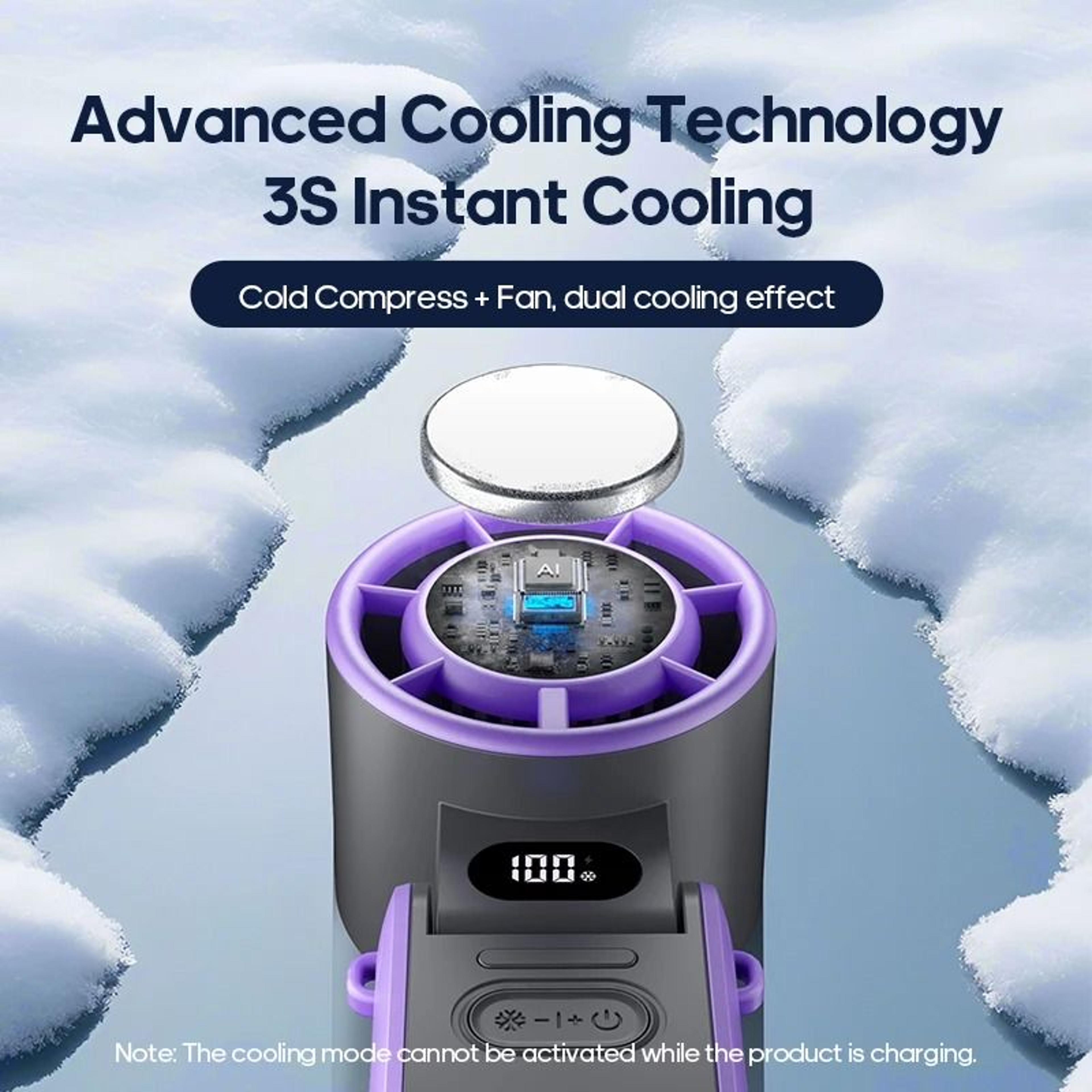 Foldable Portable Handheld Fan With Rechargeable Battery 3