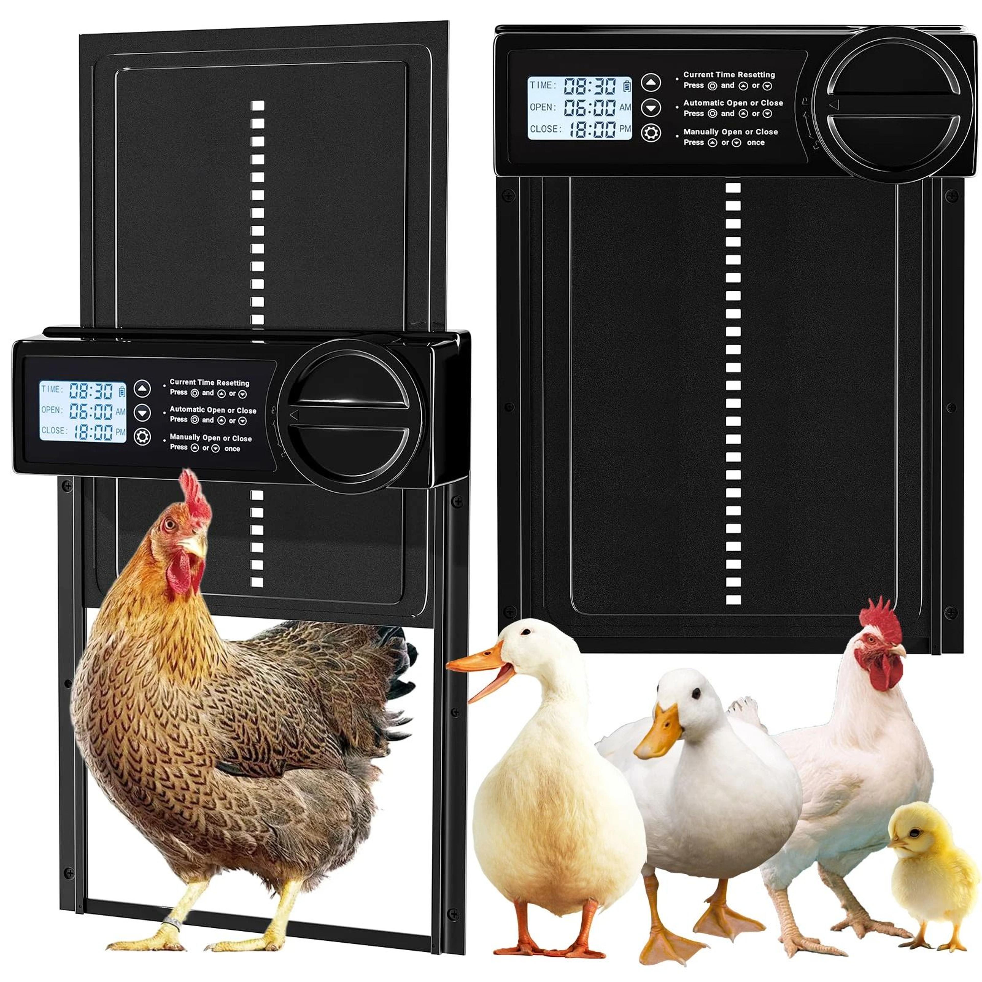 Automatic Chicken Coop Door With Timer And LED Display 0