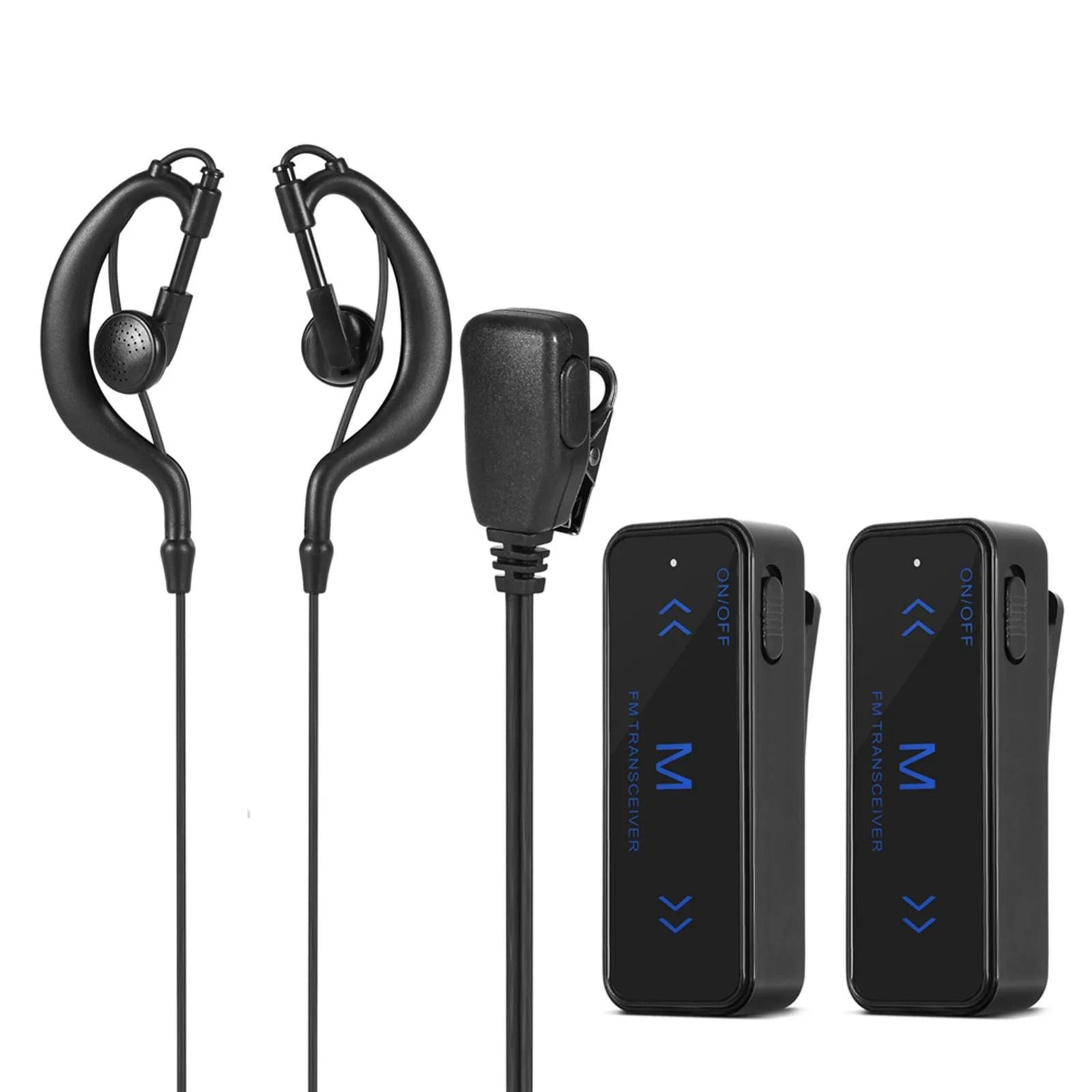 Mini UHF Walkie Talkie Set With Earpiece 6