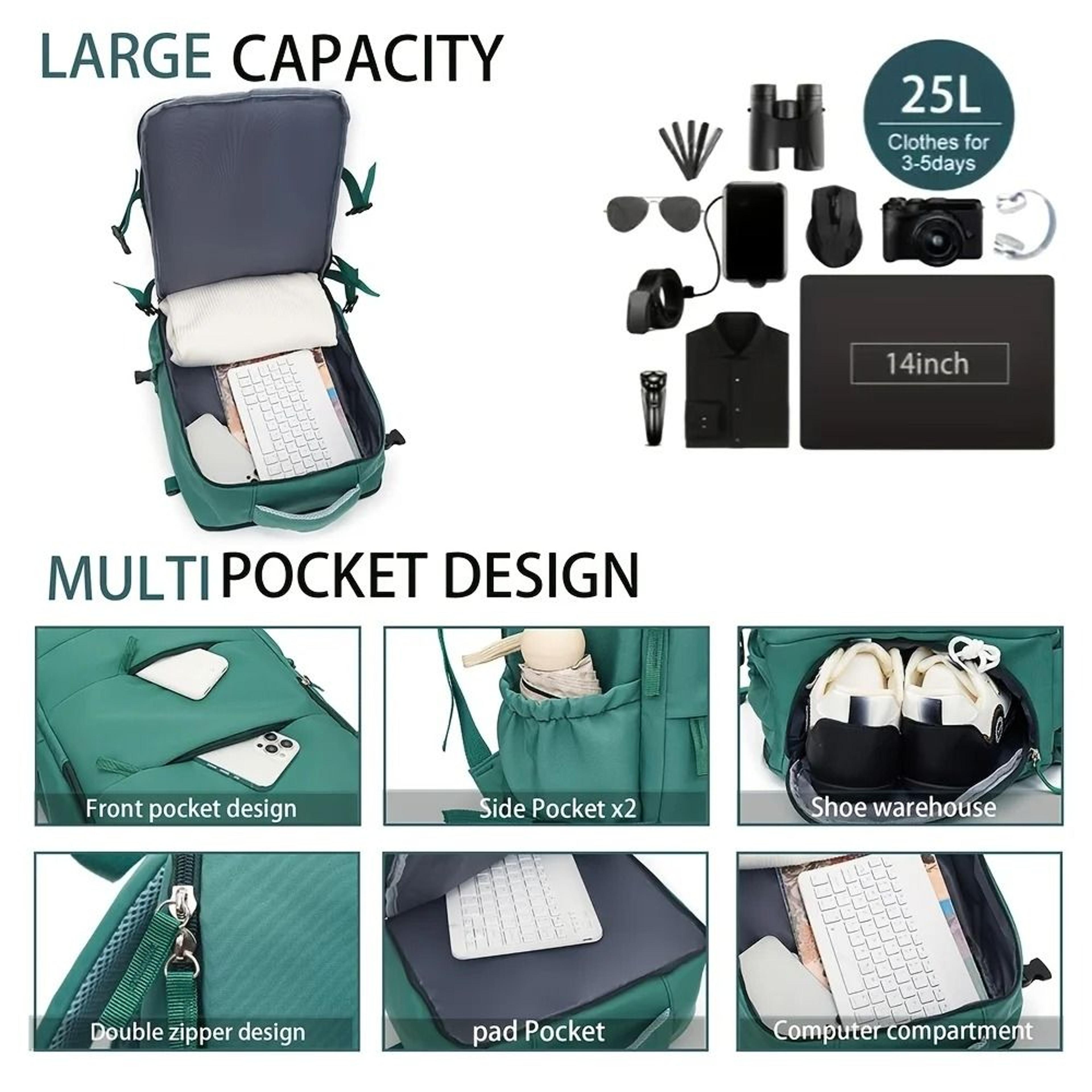Lightweight Travel And School Backpack With Large Capacity 4