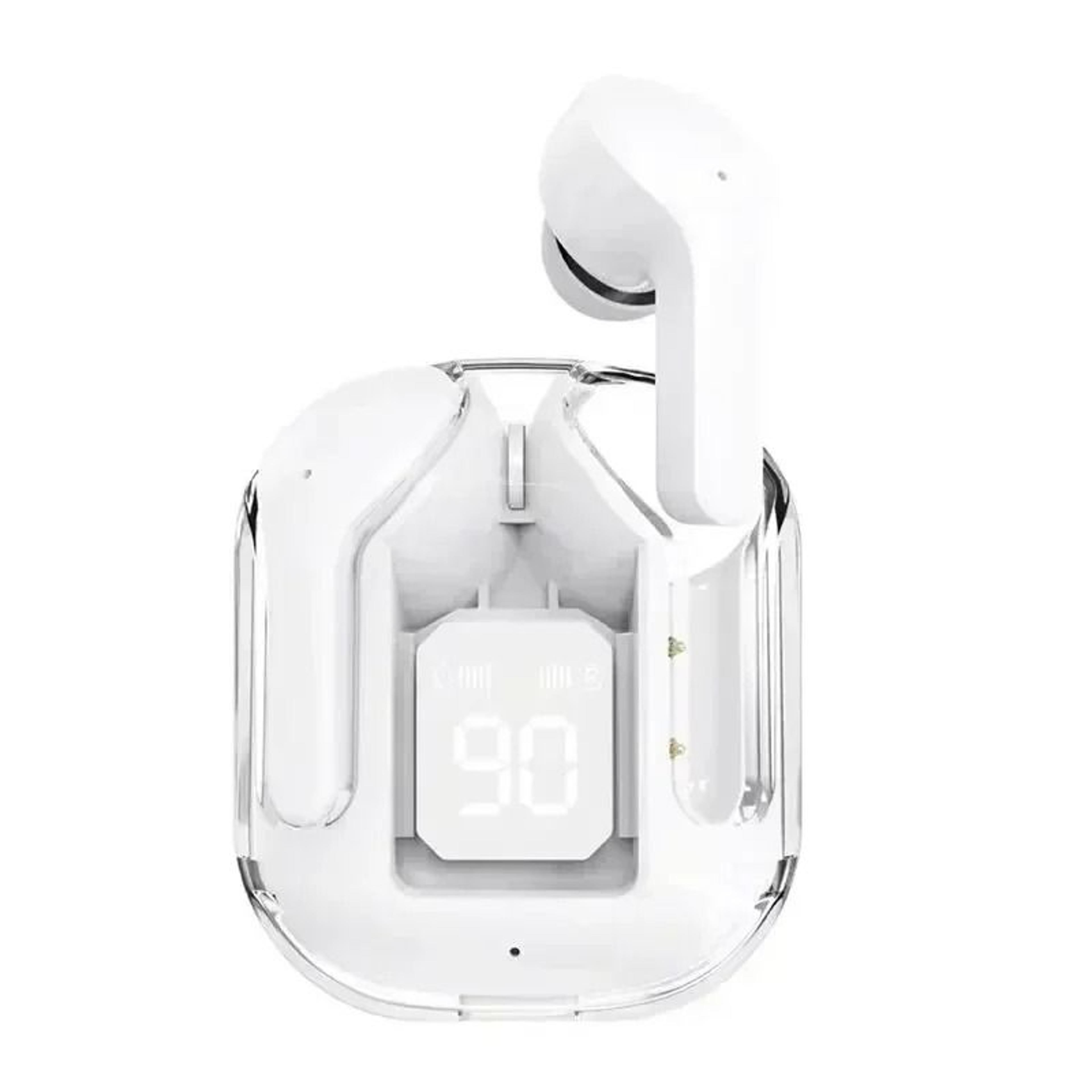 Transparent Wireless Bluetooth Earbuds With LED Display 8