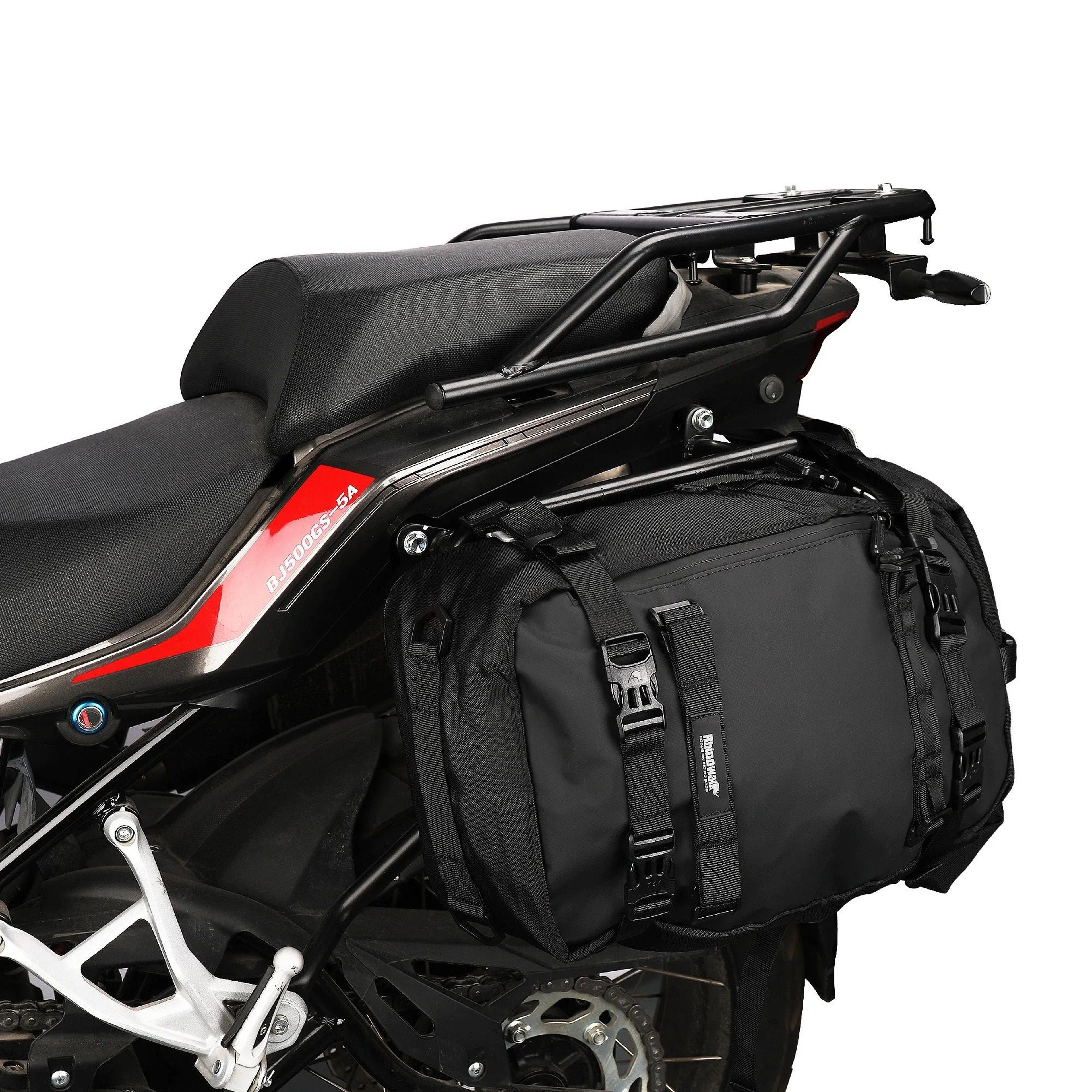 Motorcycle Waterproof Side Bag  Rear Seat Luggage 10L  20L  30L 1