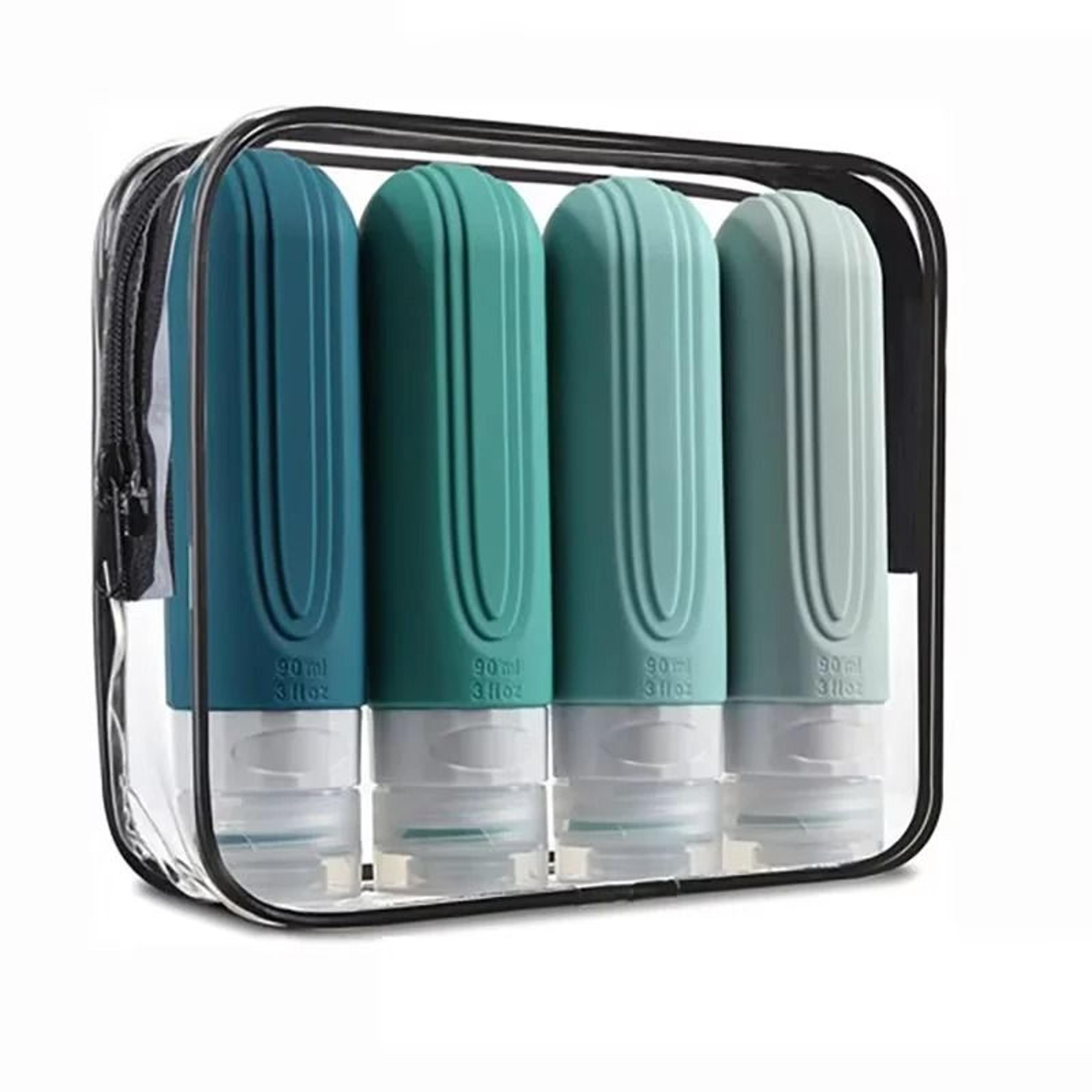 Silicone Travel Refillable Bottle Set 90ml 4