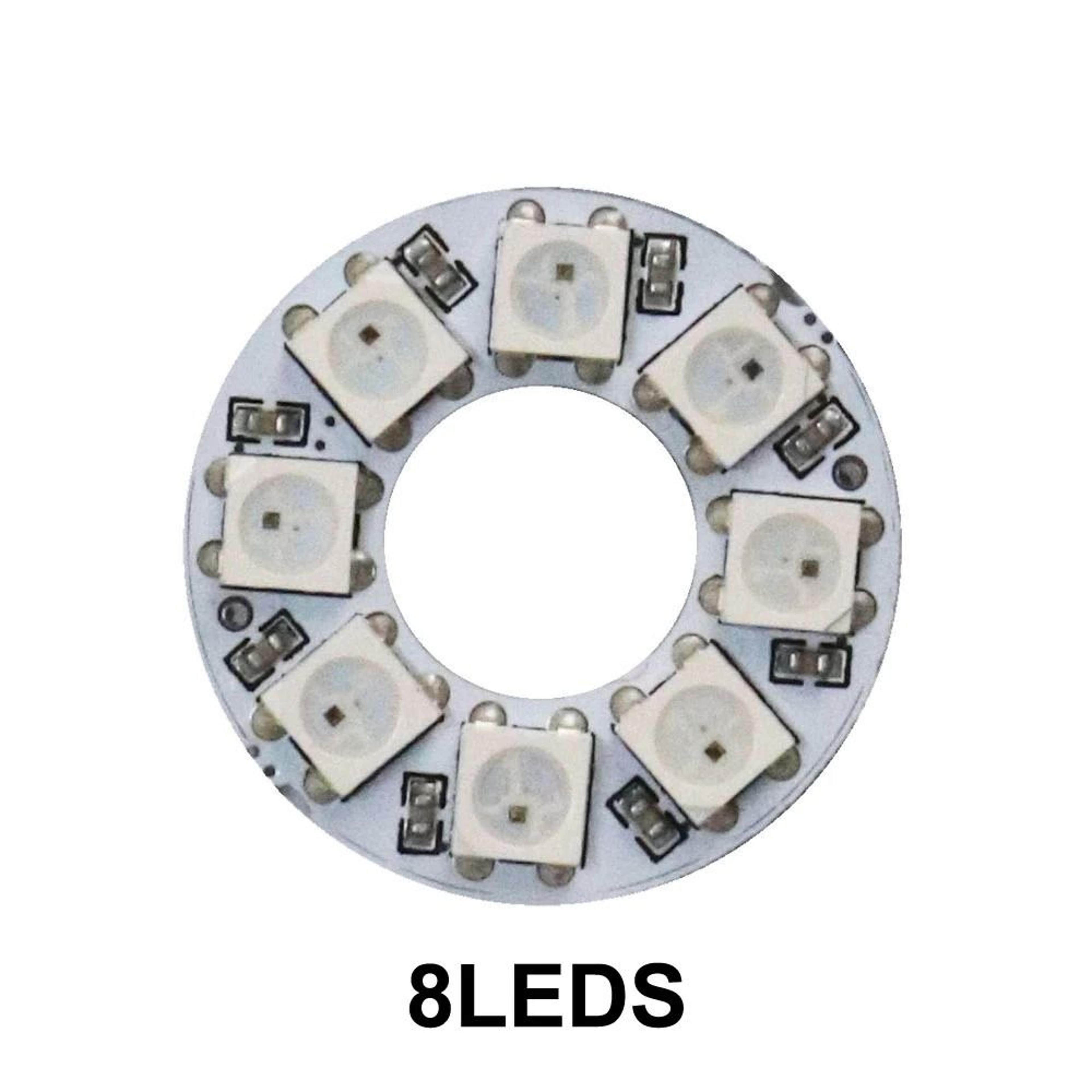 Smart Addressable RGB LED Pixel Ring Kit With Controller 5