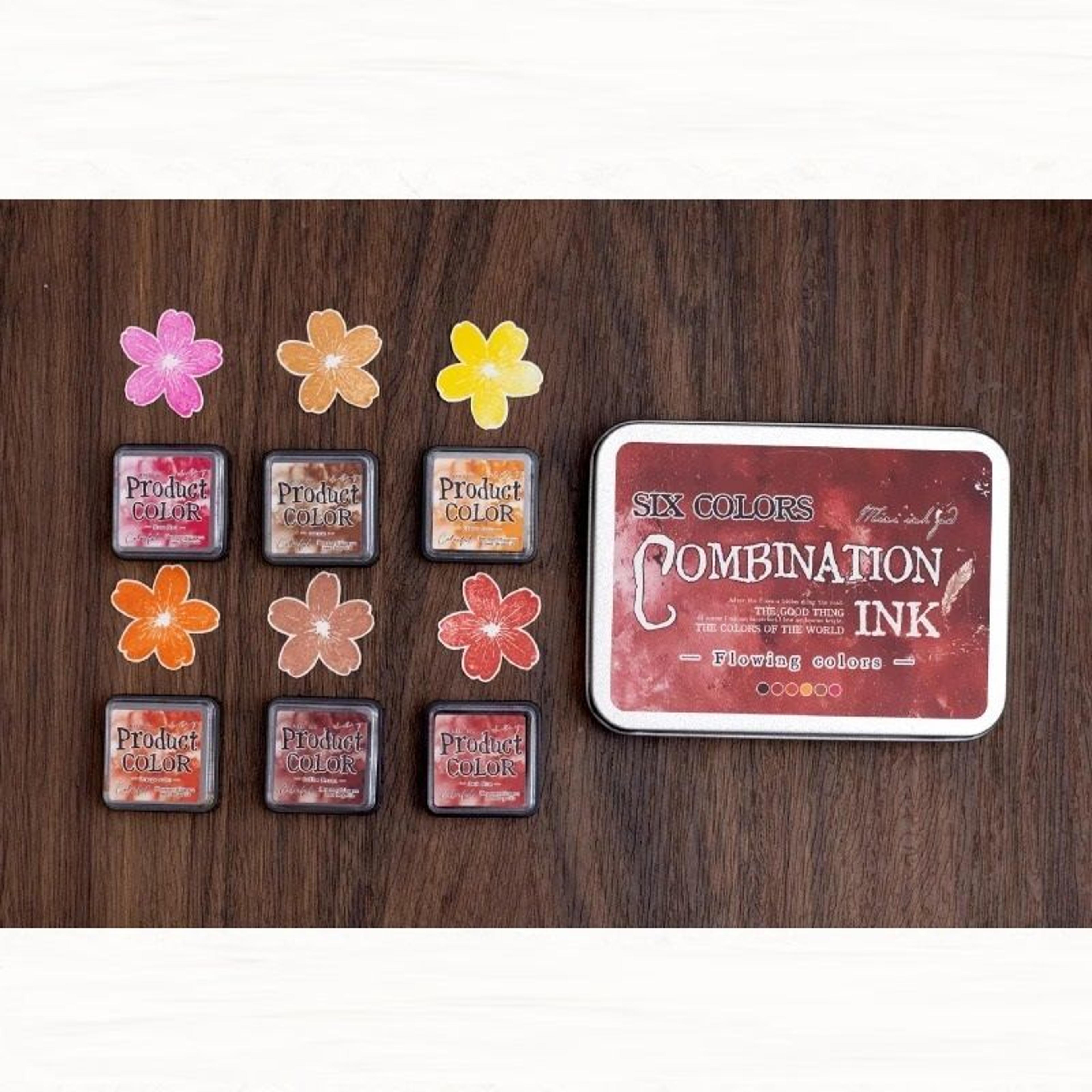 Vibrant Multicolor Ink Pad Set For Crafts And School Projects 6