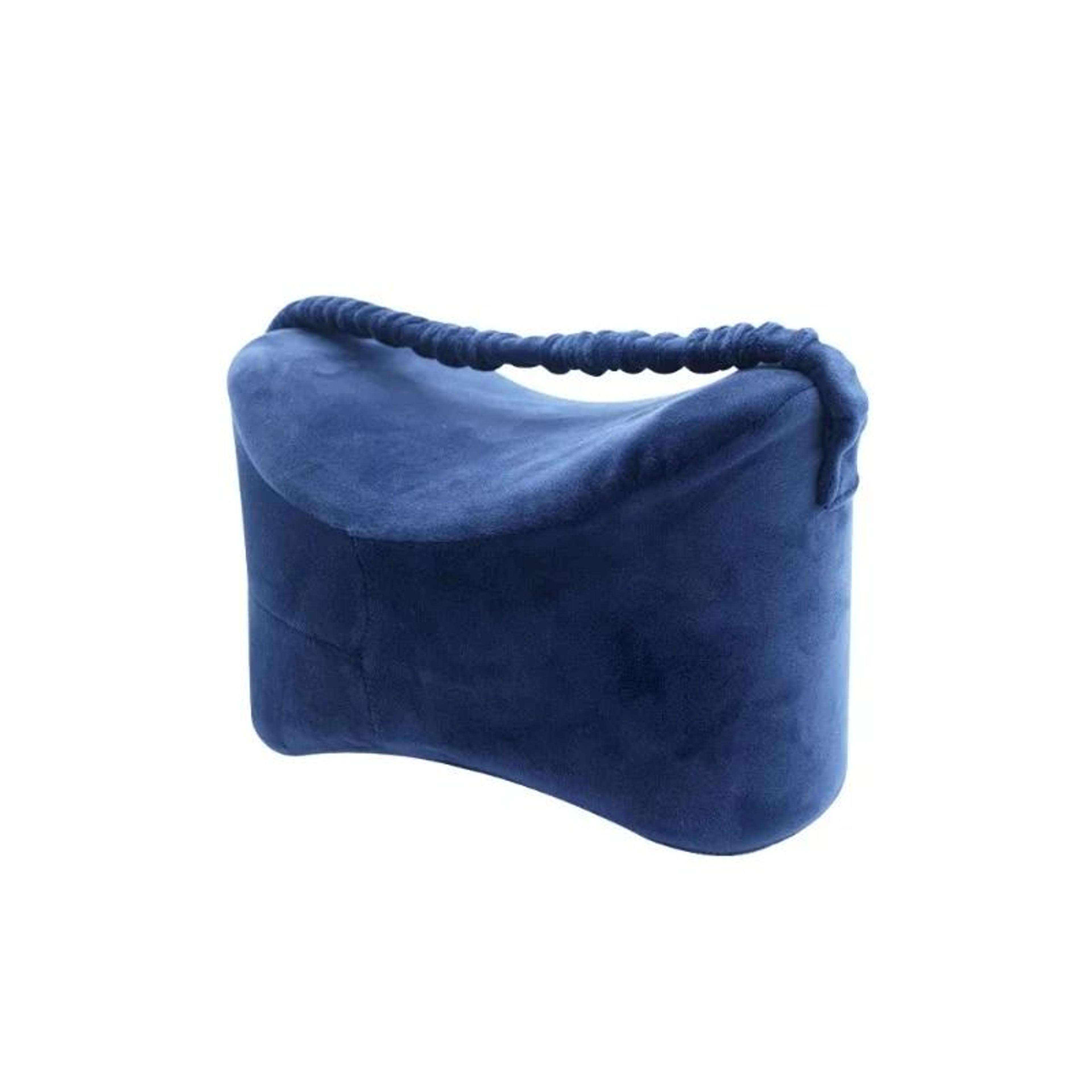 Velvet Memory Foam Knee And Leg Support Pillow For Comfortable Sleep 1