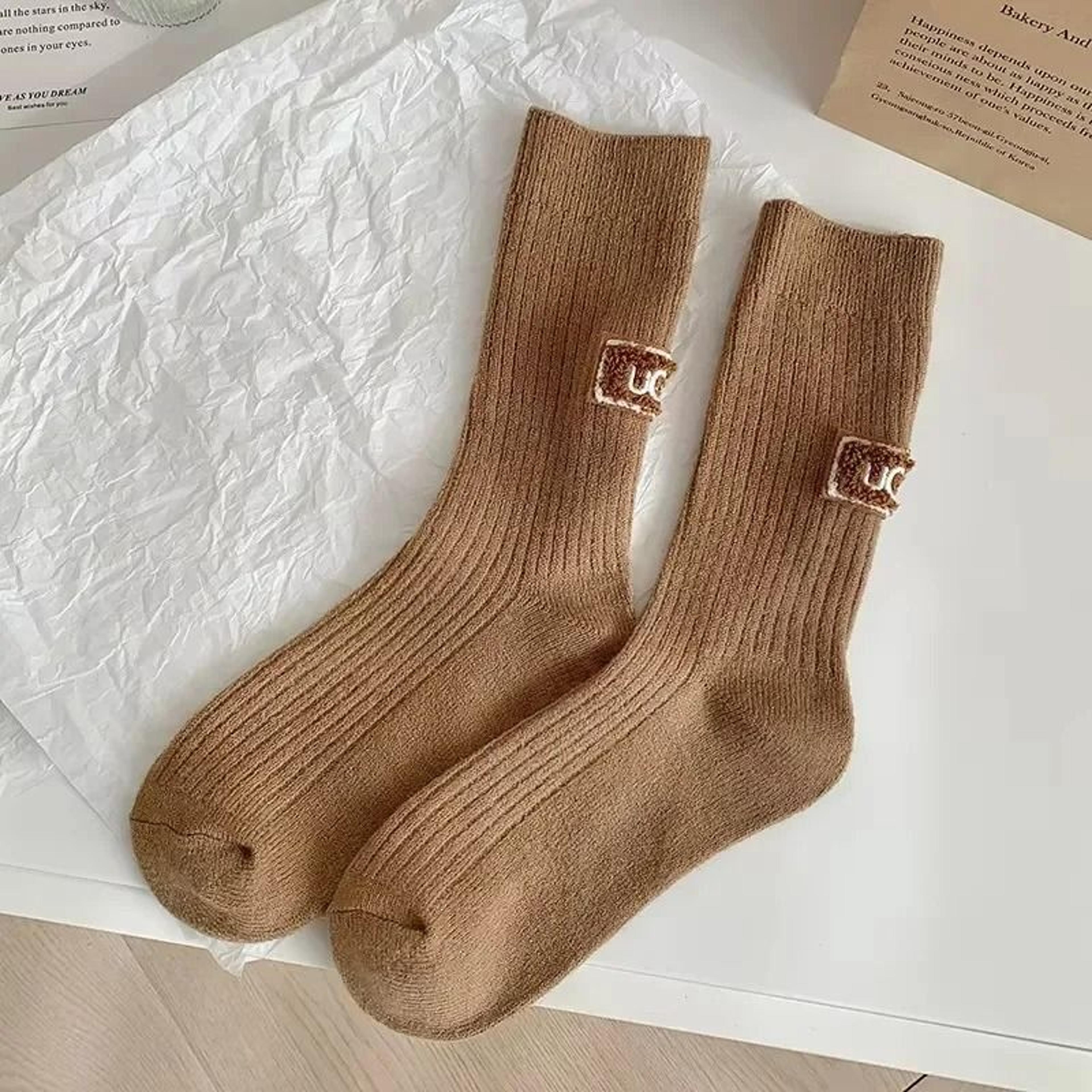 Cozy Winter Knit Socks For Women 8