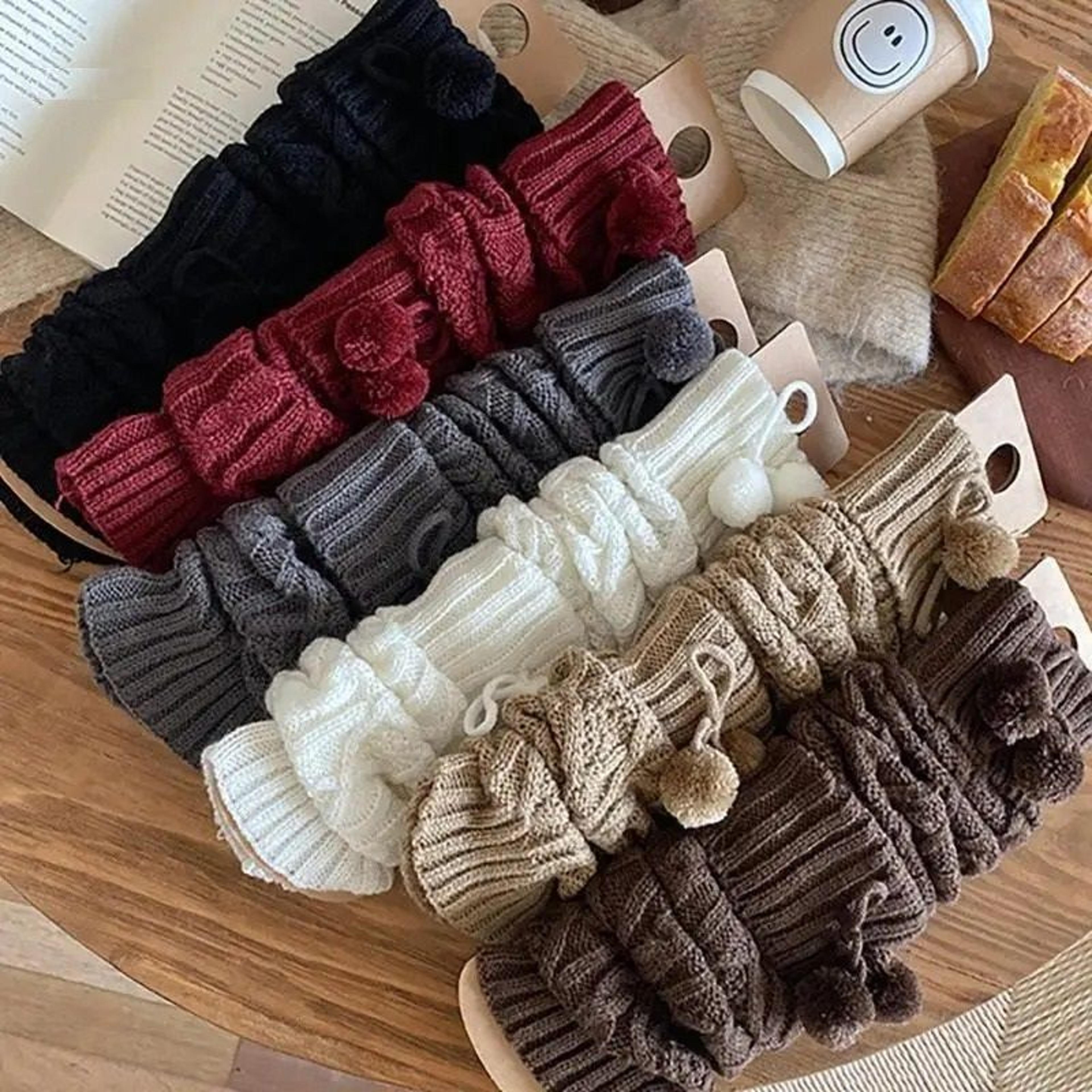Soft Knit Leg Warmers For Women And Teens 2