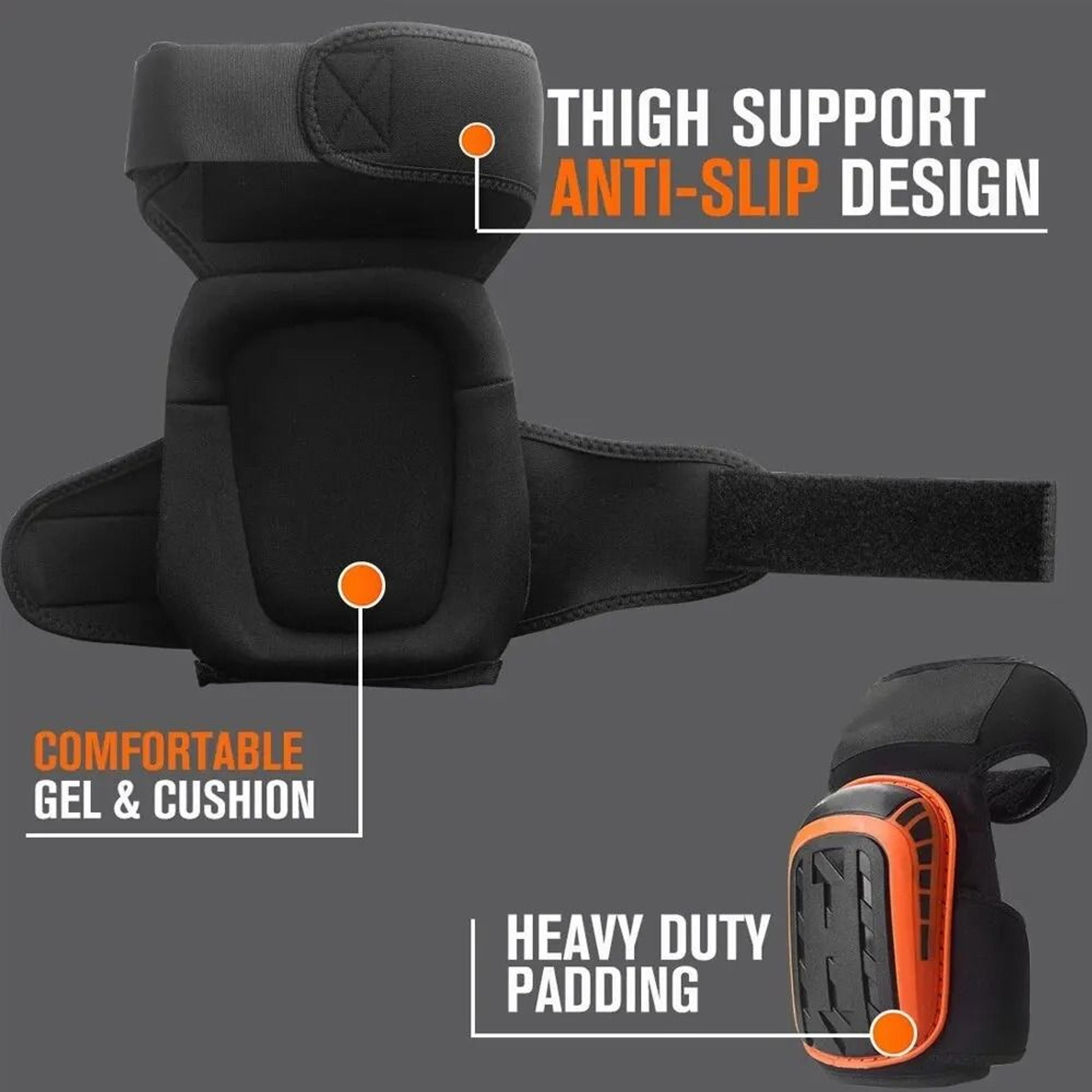 Heavy Duty Gel Cushion Knee Pads For Work And Gardening 4