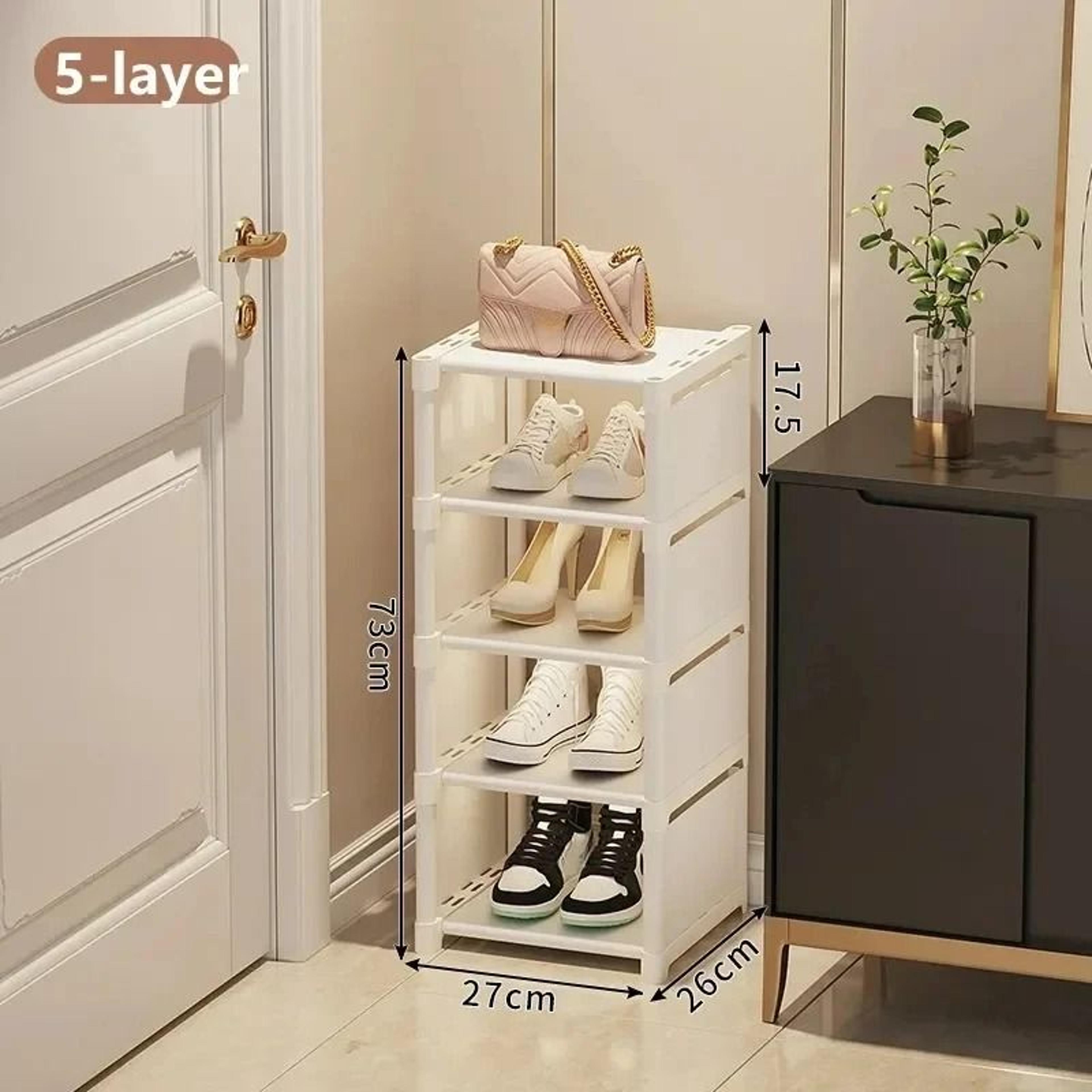 Adjustable Multi Layer Shoe Organizer Rack For Space Saving Storage 5