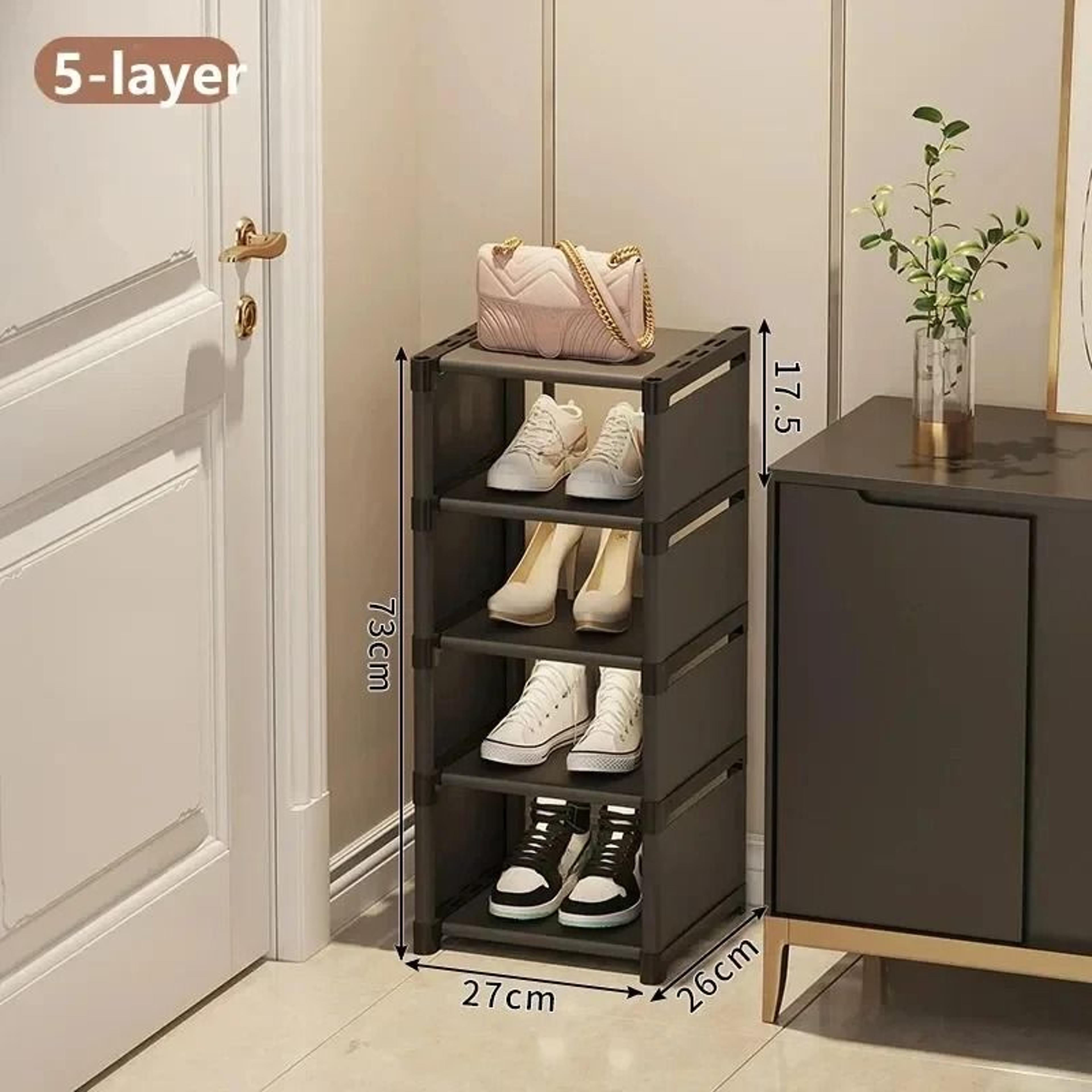 Adjustable Multi Layer Shoe Organizer Rack For Space Saving Storage 6