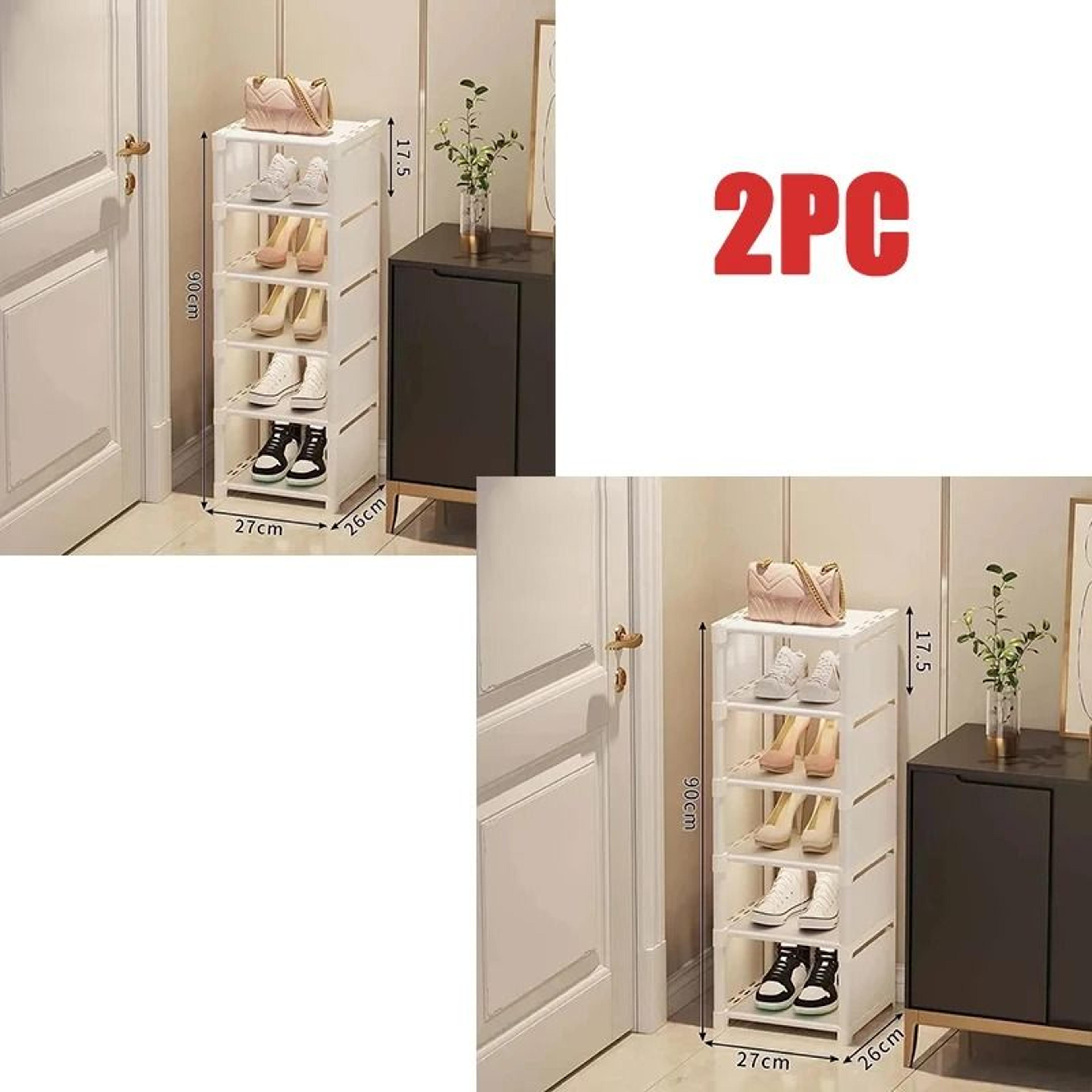 Adjustable Multi Layer Shoe Organizer Rack For Space Saving Storage 12