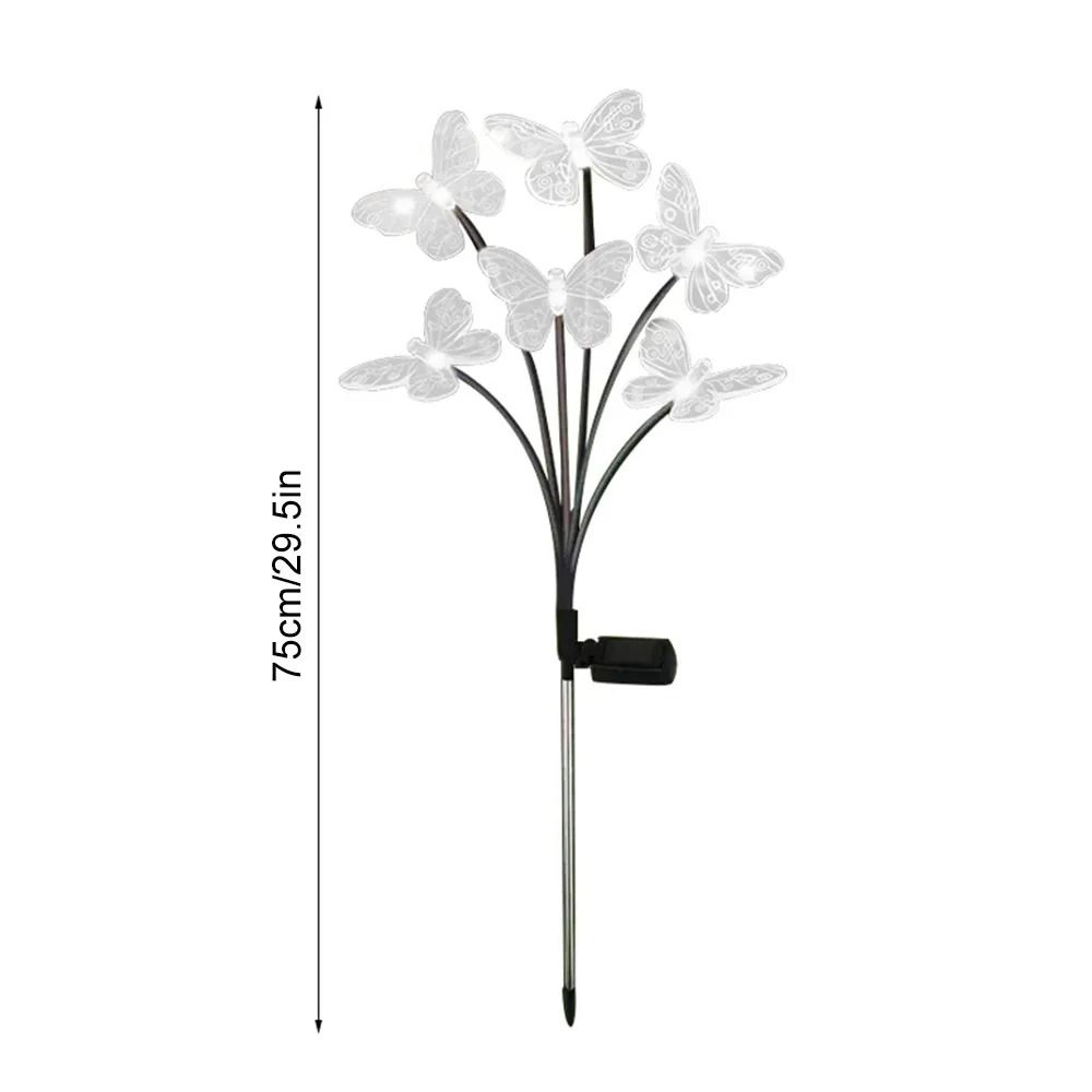 Solar Butterfly Garden Lights Outdoor Waterproof LED Lamps 5