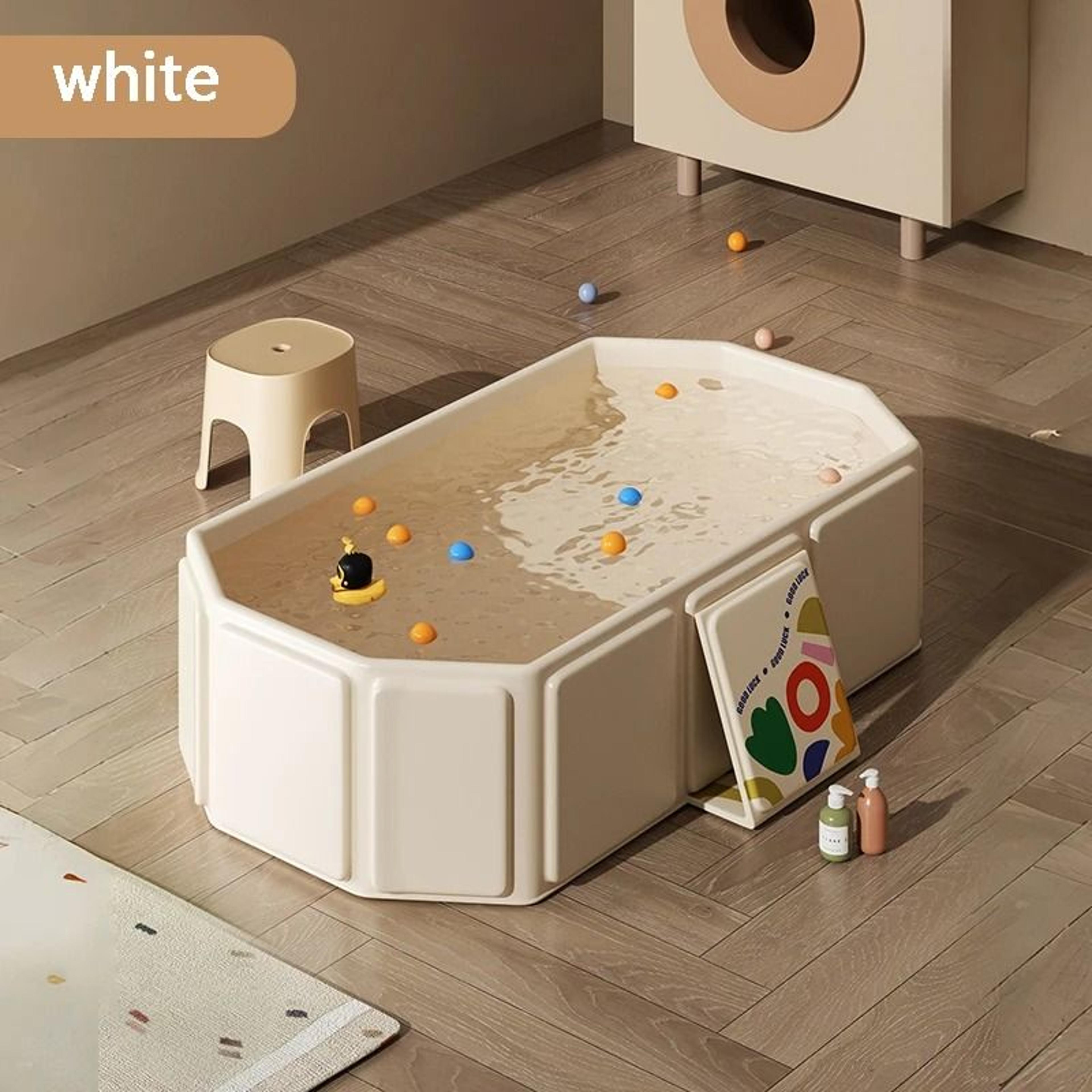 Portable Folding Bathtub For Kids Travel And Home Use 4