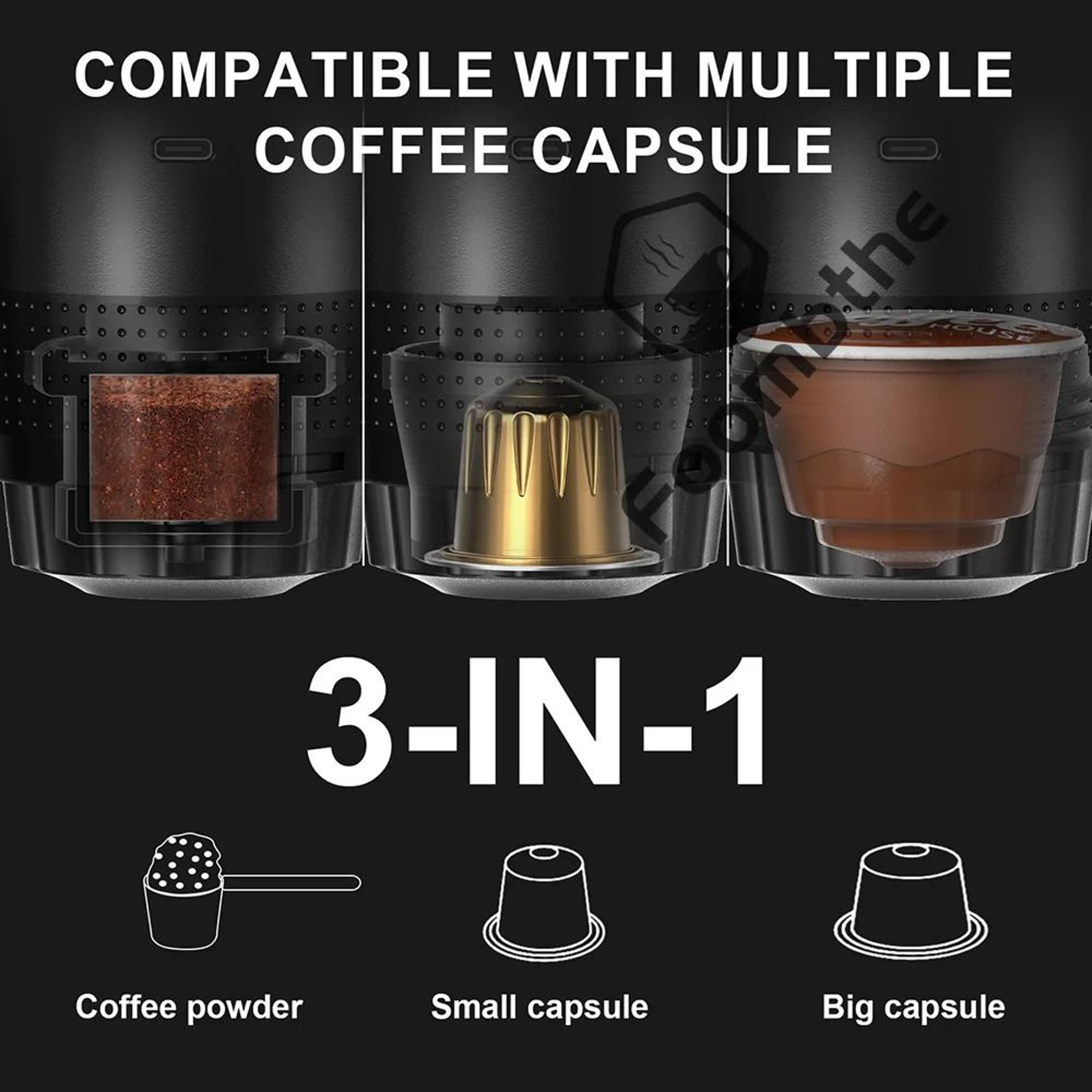 Wireless Portable Espresso Coffee Maker For Home Car And Travel 1