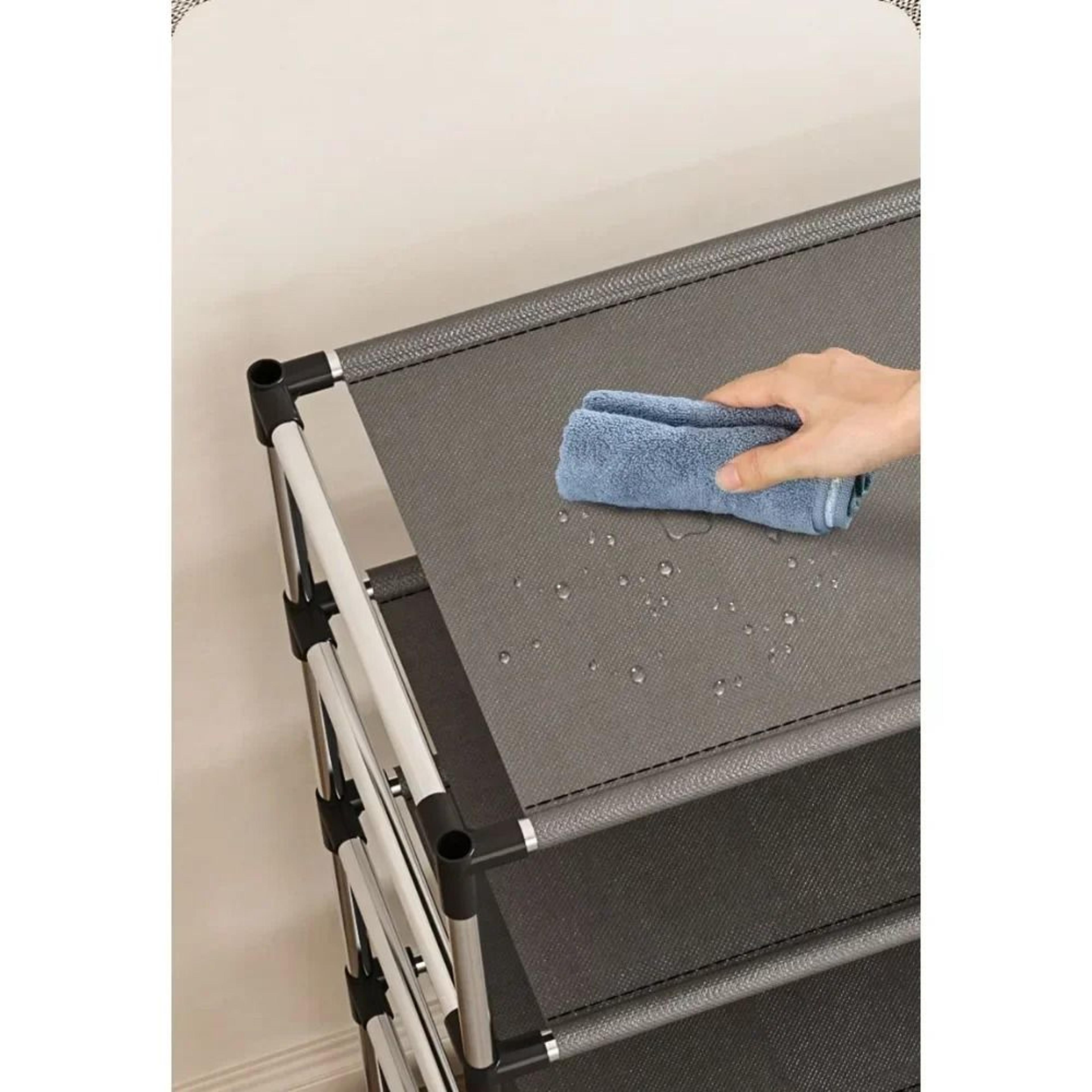 Stylish Metal Shoe Rack Organizer For Home Storage 5