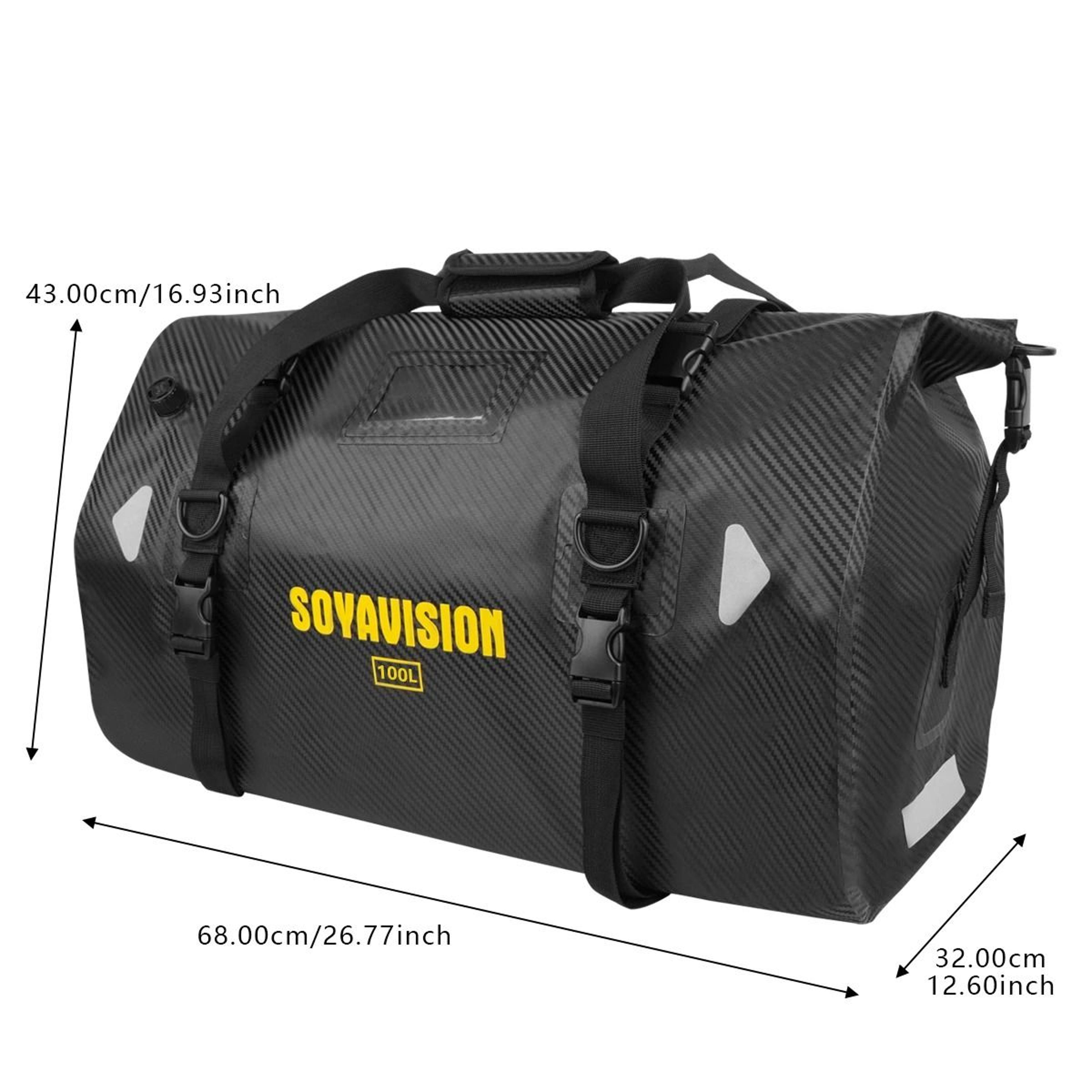 Waterproof Motorcycle Dry Bag With Reflective Design For Outdoor Travel 26