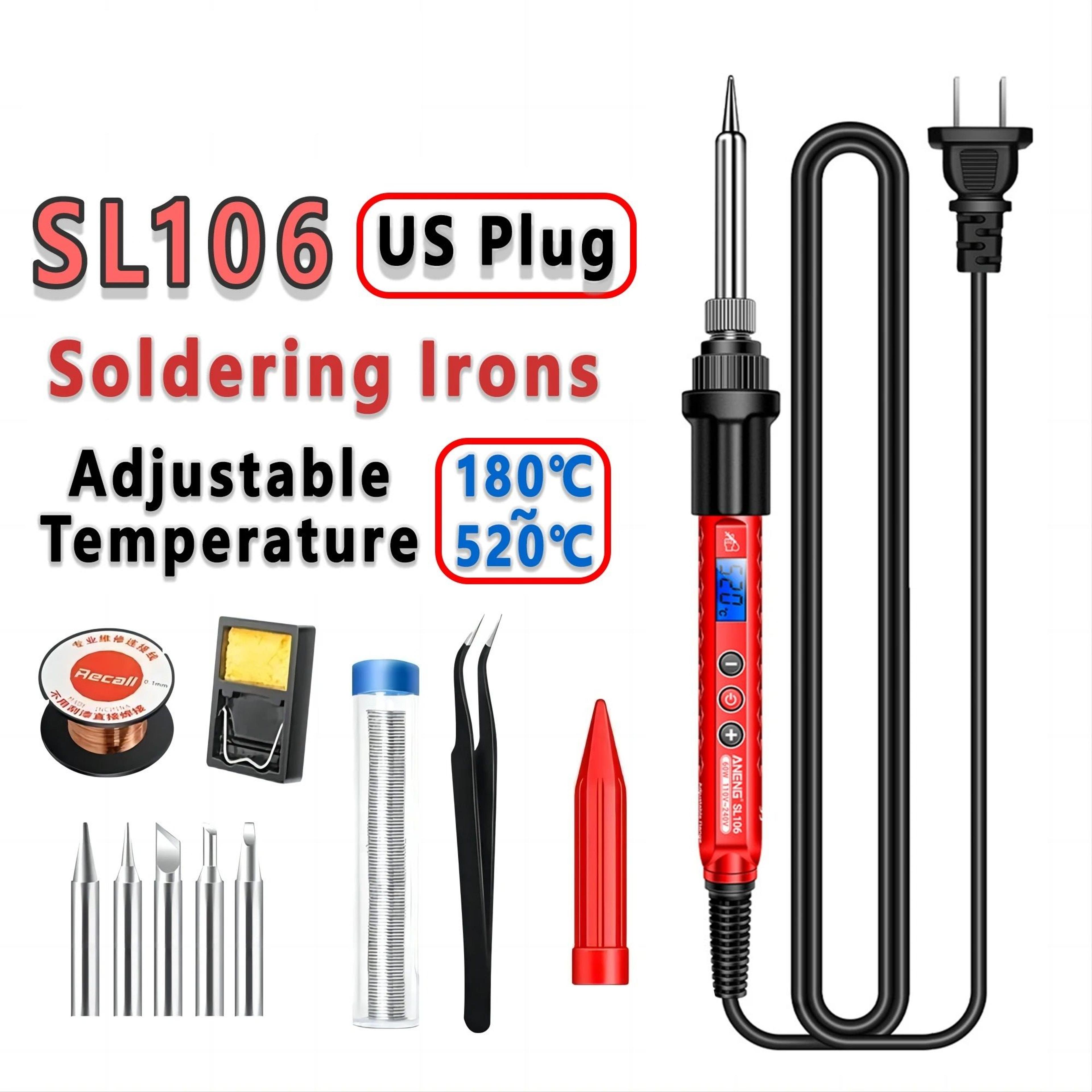 Adjustable Temperature Electric Soldering Iron Kit 9