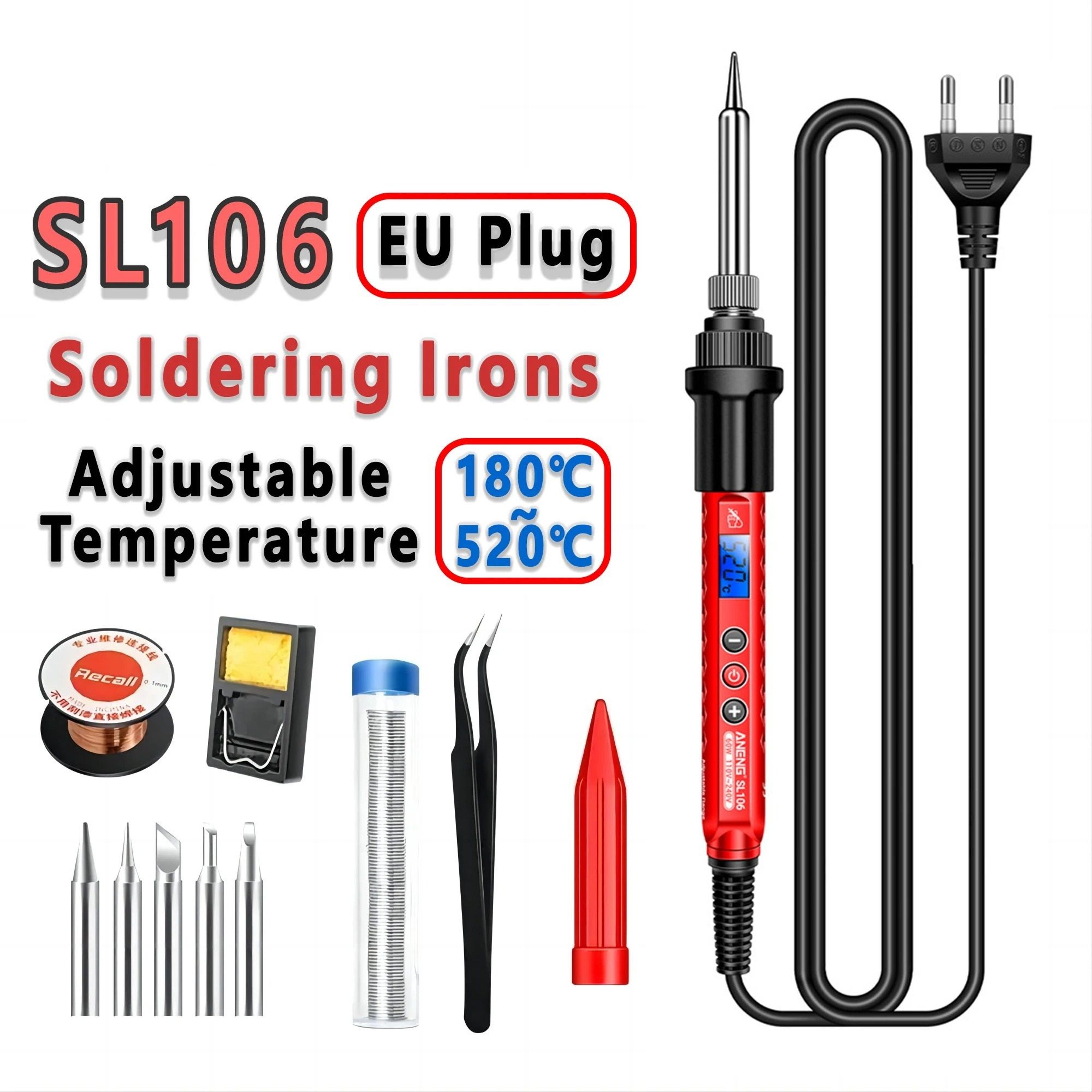 Adjustable Temperature Electric Soldering Iron Kit 11