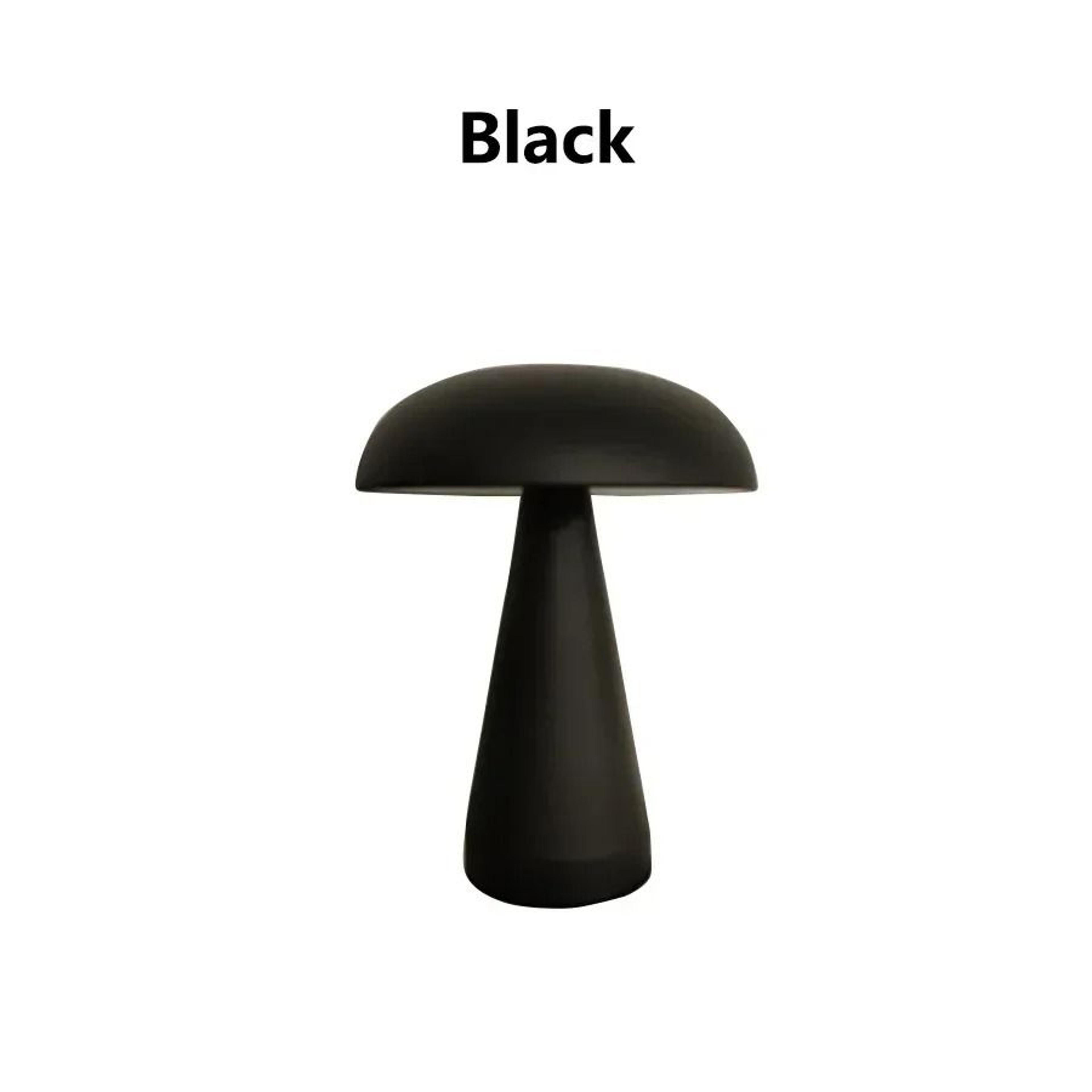 Retro Mushroom LED Table Lamp With Touch Sensor And Rechargeable Design 6