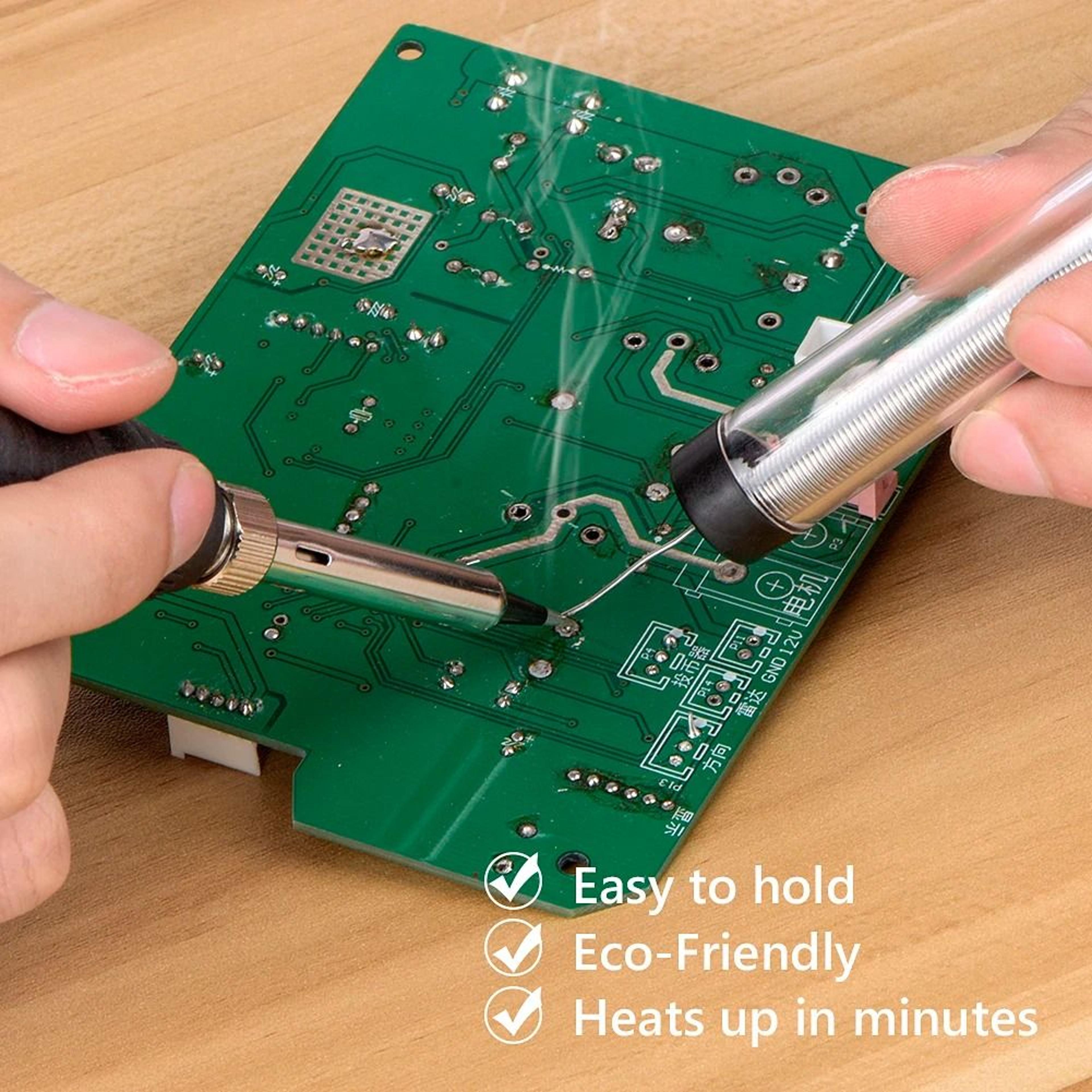 Adjustable Temperature Electric Soldering Iron Kit With LCD Display 4