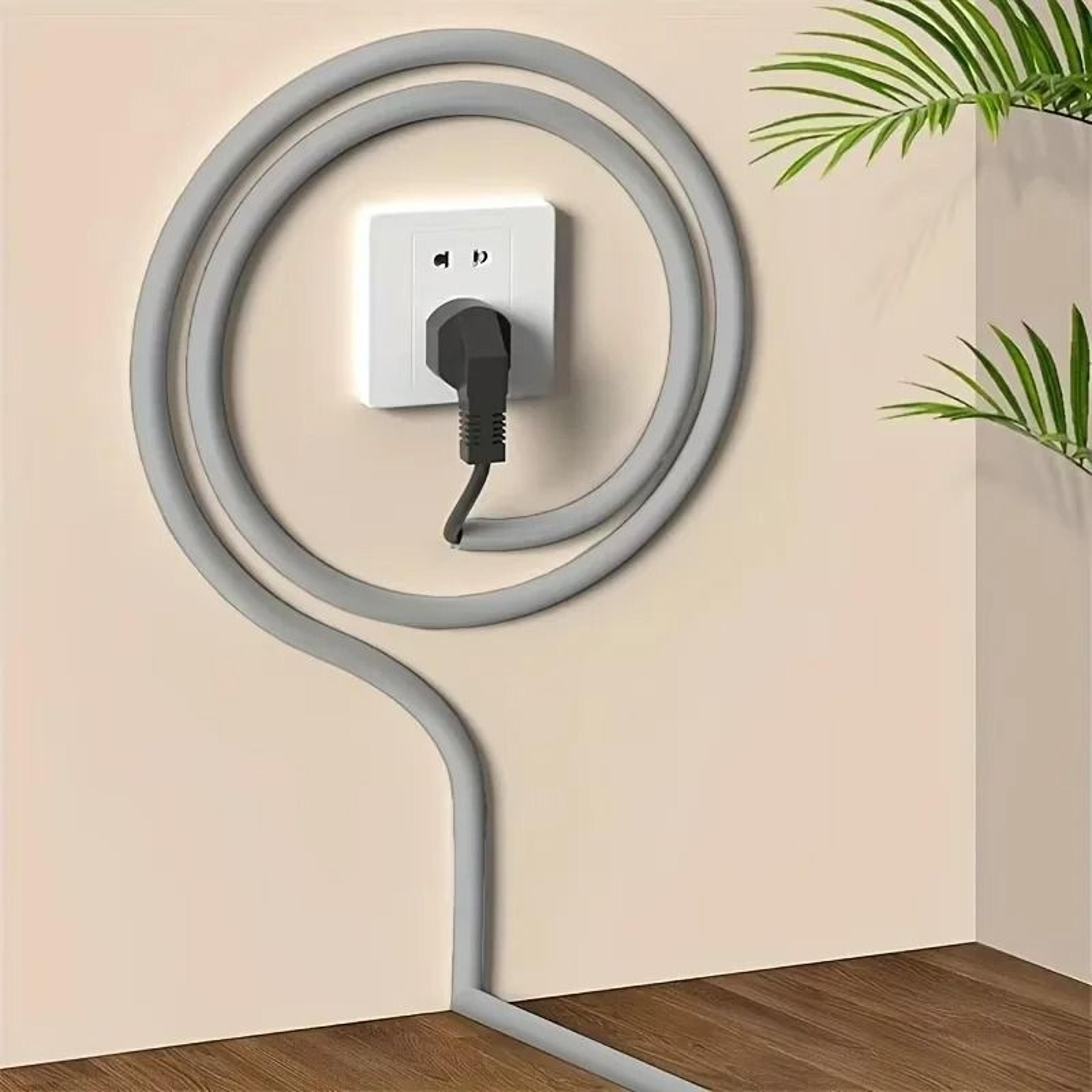 Invisible Adhesive Cord Management Channel And Cable Cover 9