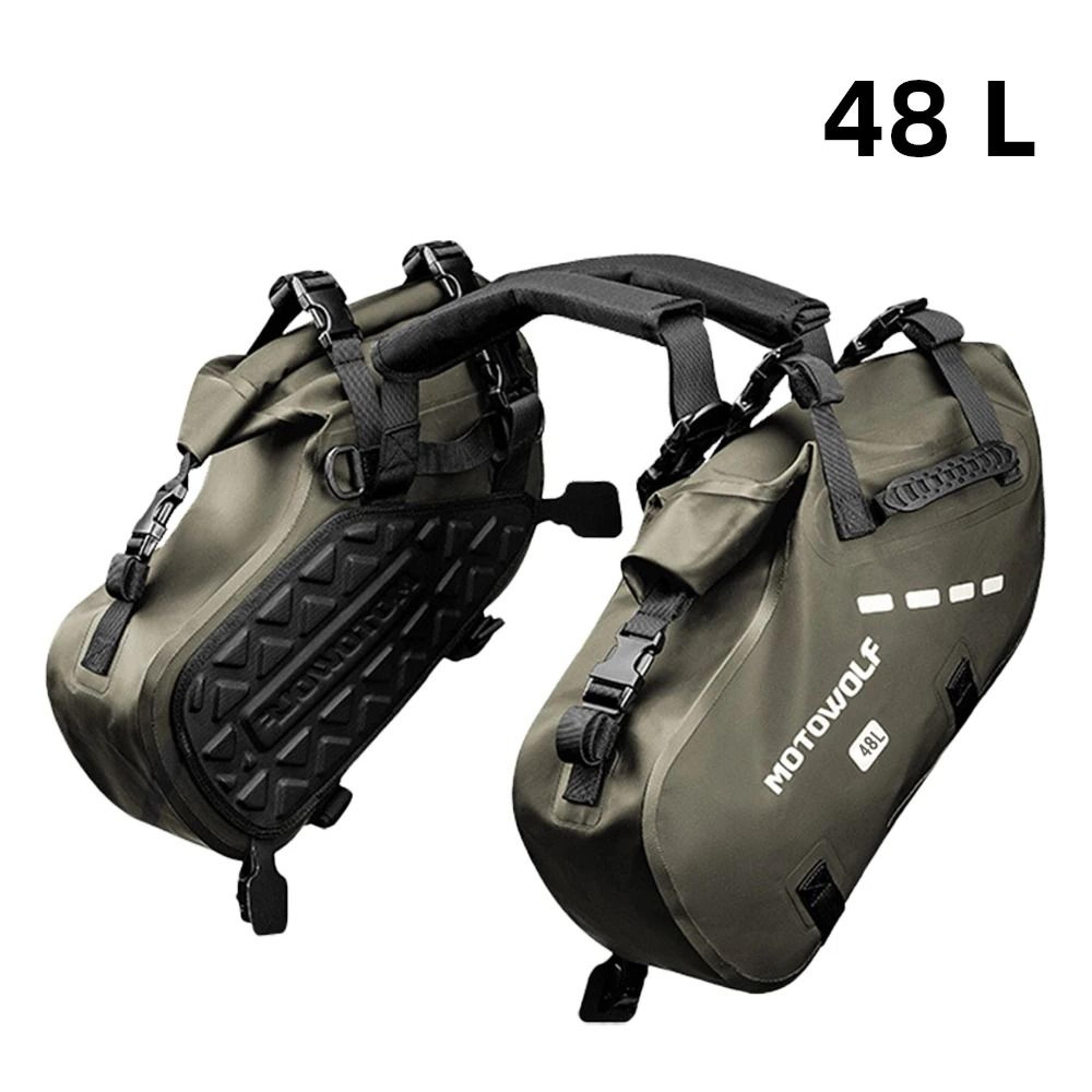 Waterproof Motorcycle Saddle And Pannier Bag With Large Capacity Storage 12