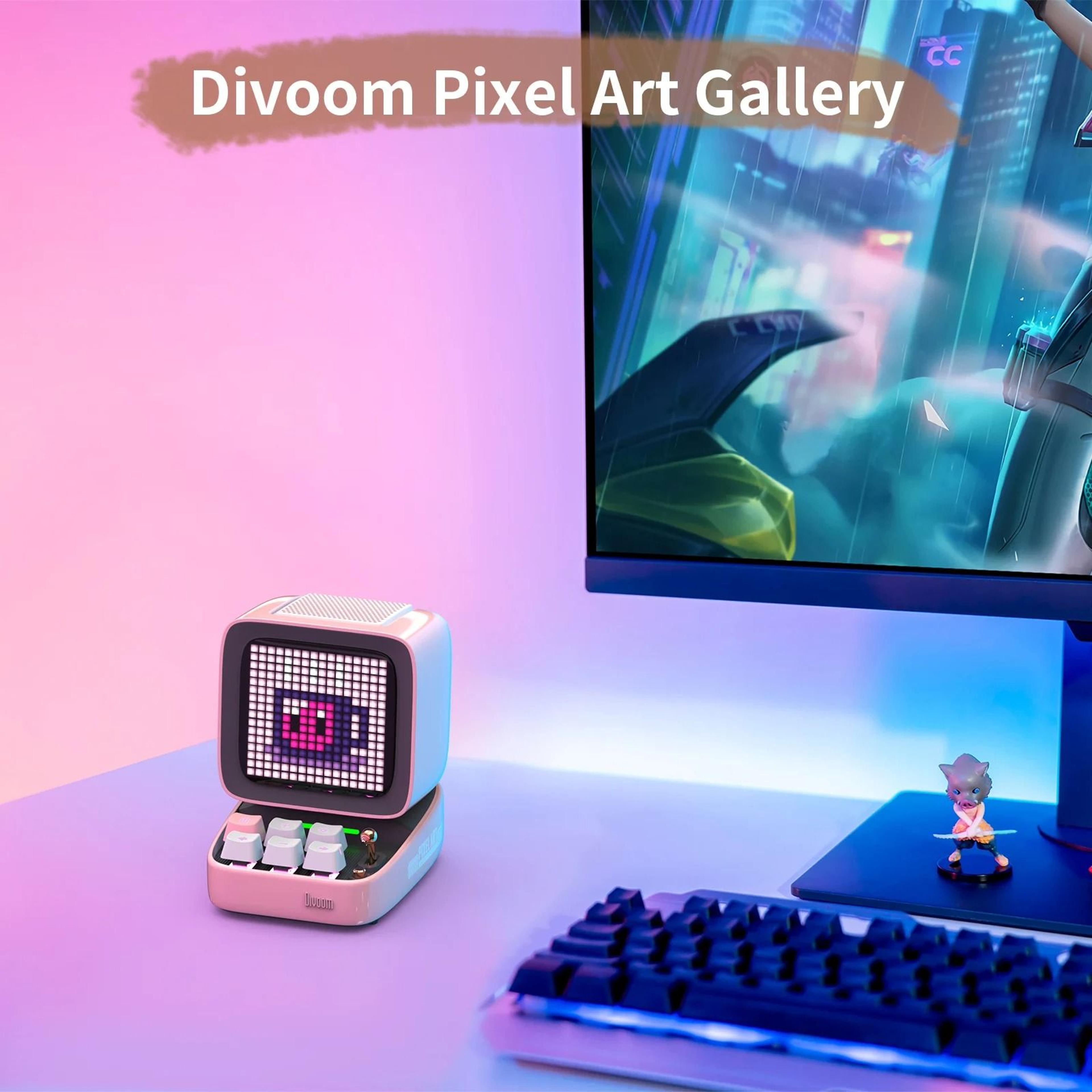 Retro Pixel Art Bluetooth Speaker With DIY LED Display And App Control 4