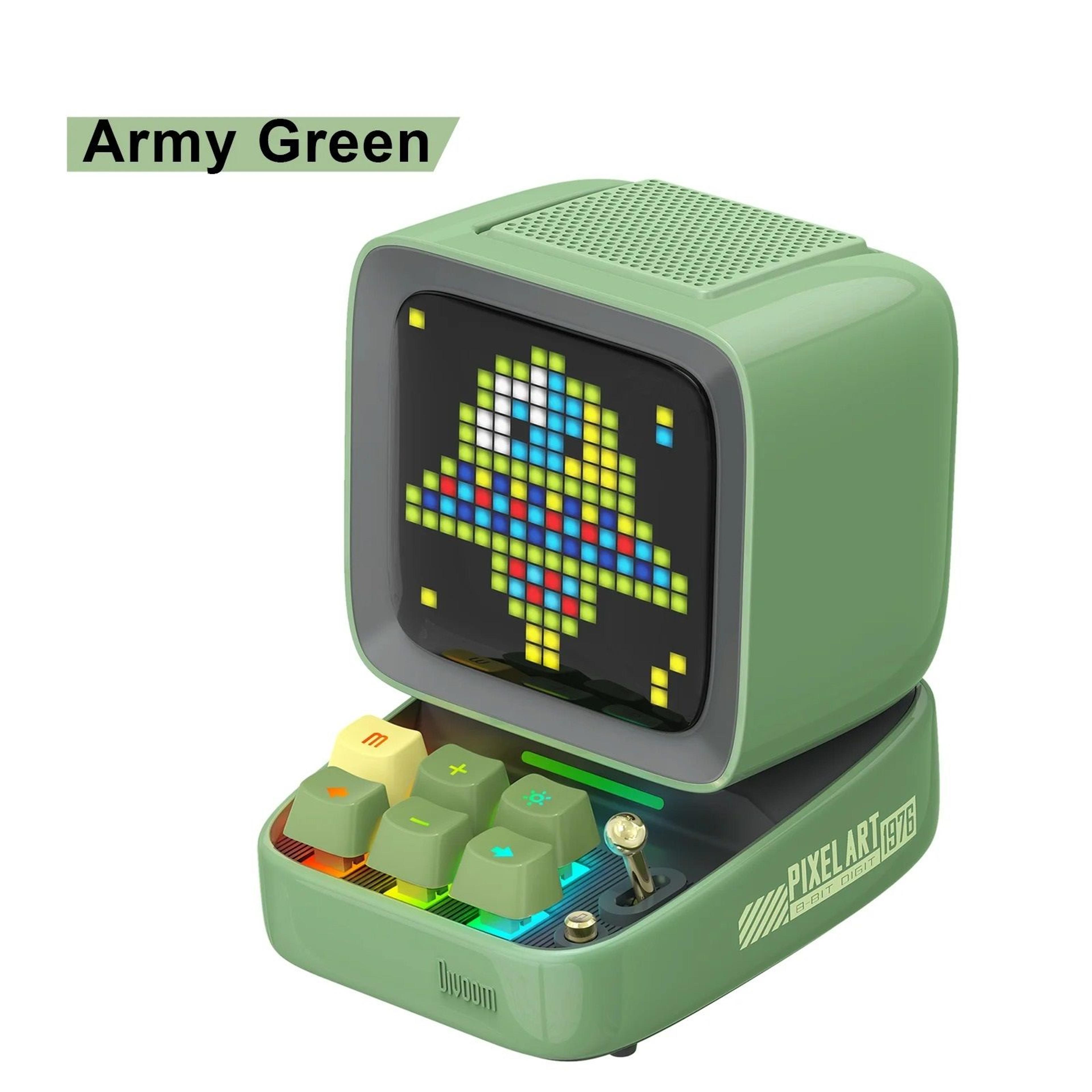 Retro Pixel Art Bluetooth Speaker With DIY LED Display And App Control 8