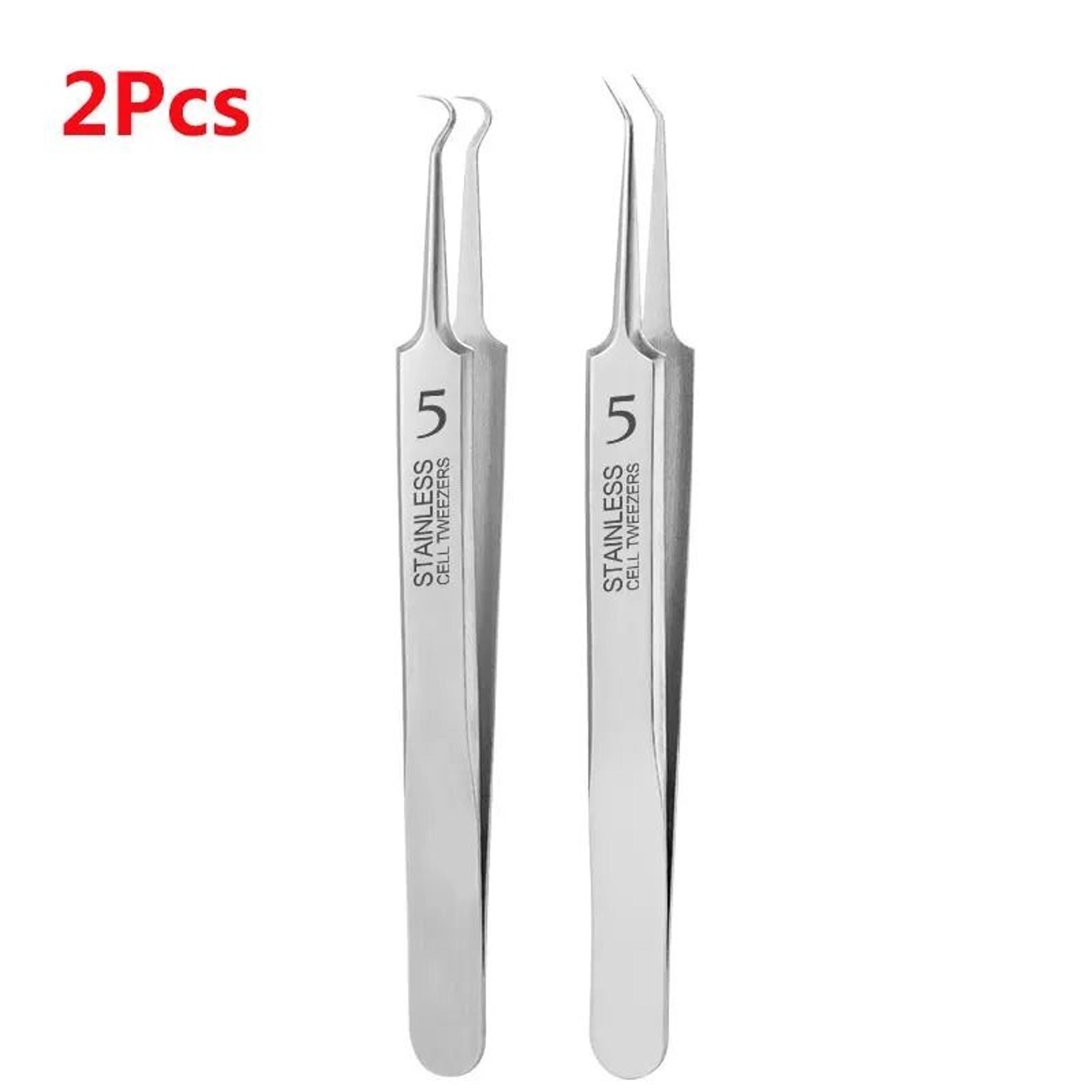 Precision Stainless Steel Blackhead And Acne Removal Tweezers 10