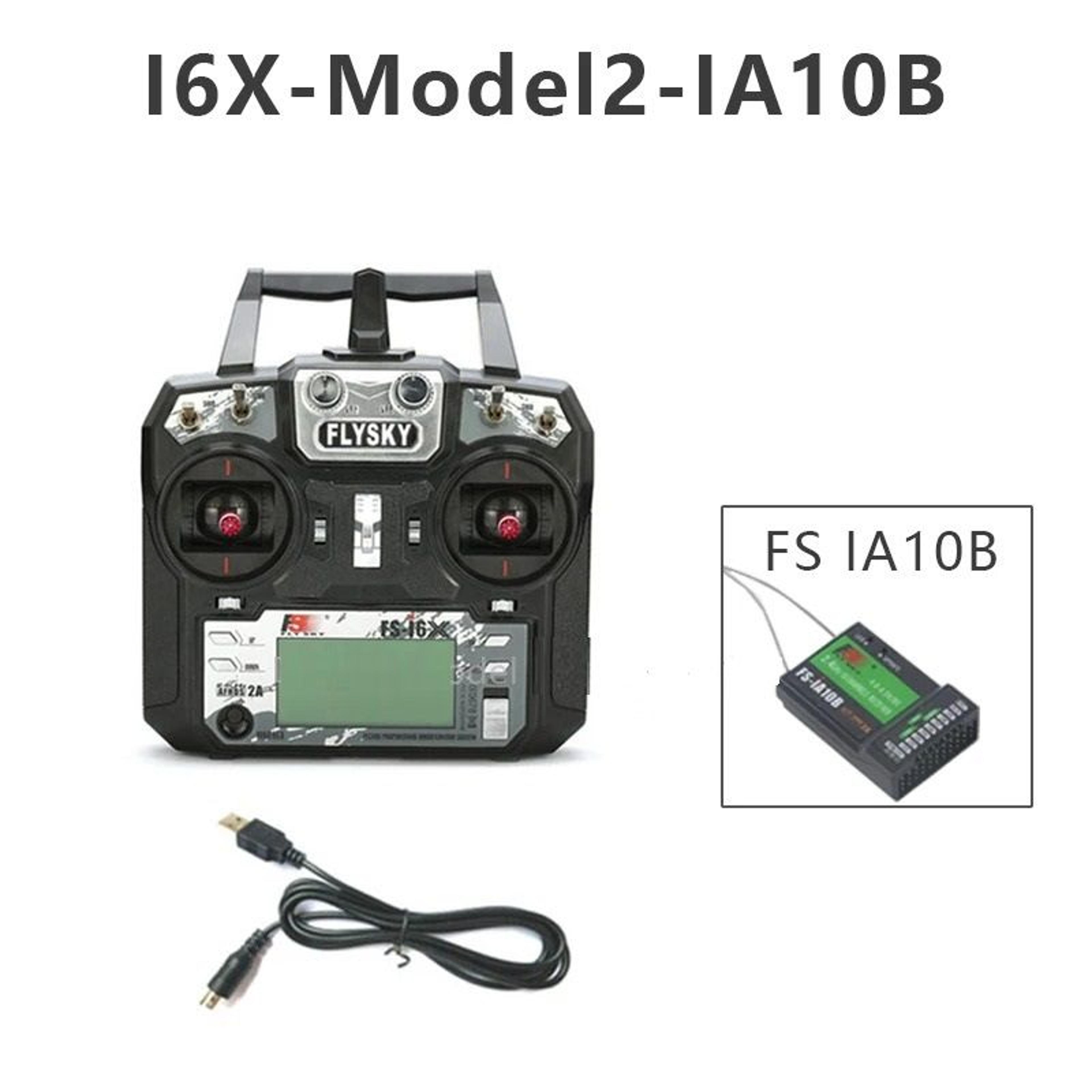 Professional RC Radio Transmitter With Receiver Set 10 Channel 24G 8