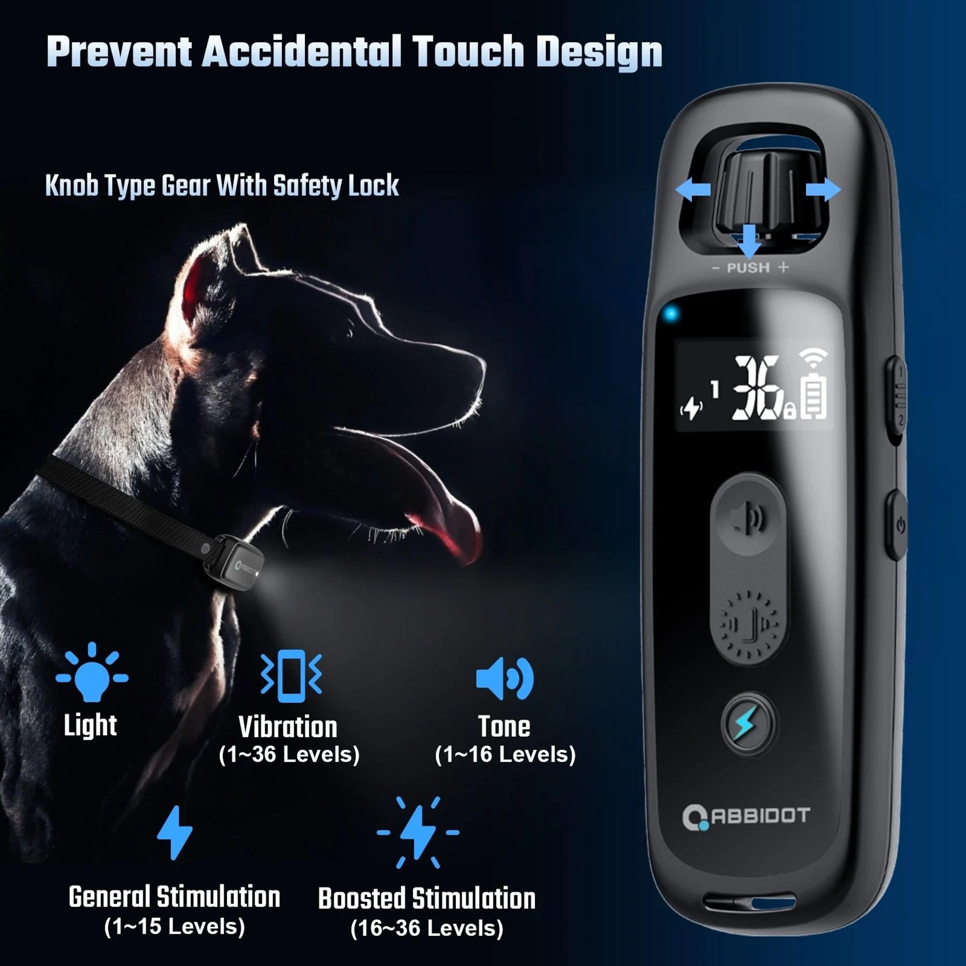 Smart Remote Dog Training Collar With Long Range Control 1