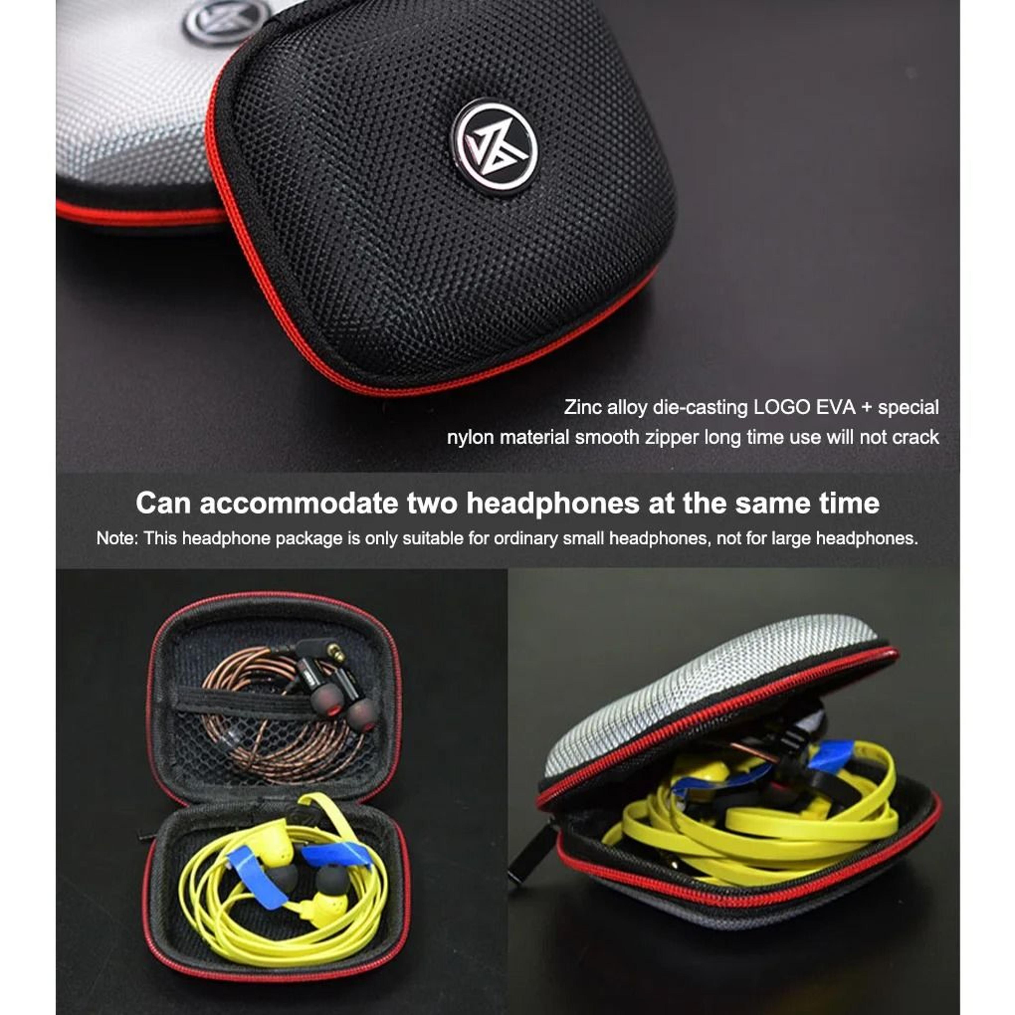 Compact Zippered Earphone Storage Case 3