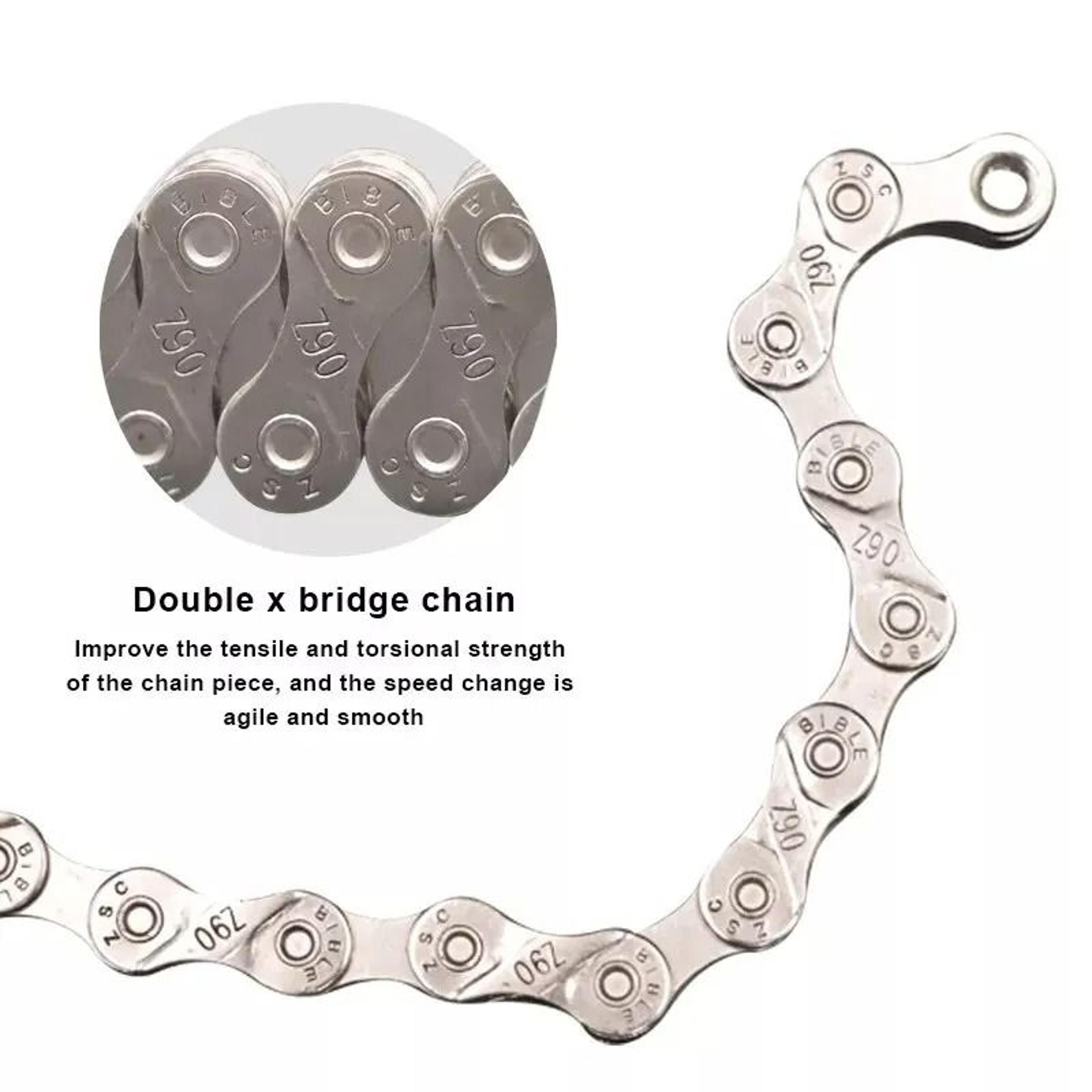 Lightweight MultiSpeed Bicycle Chain For Road And Mountain Bikes 2