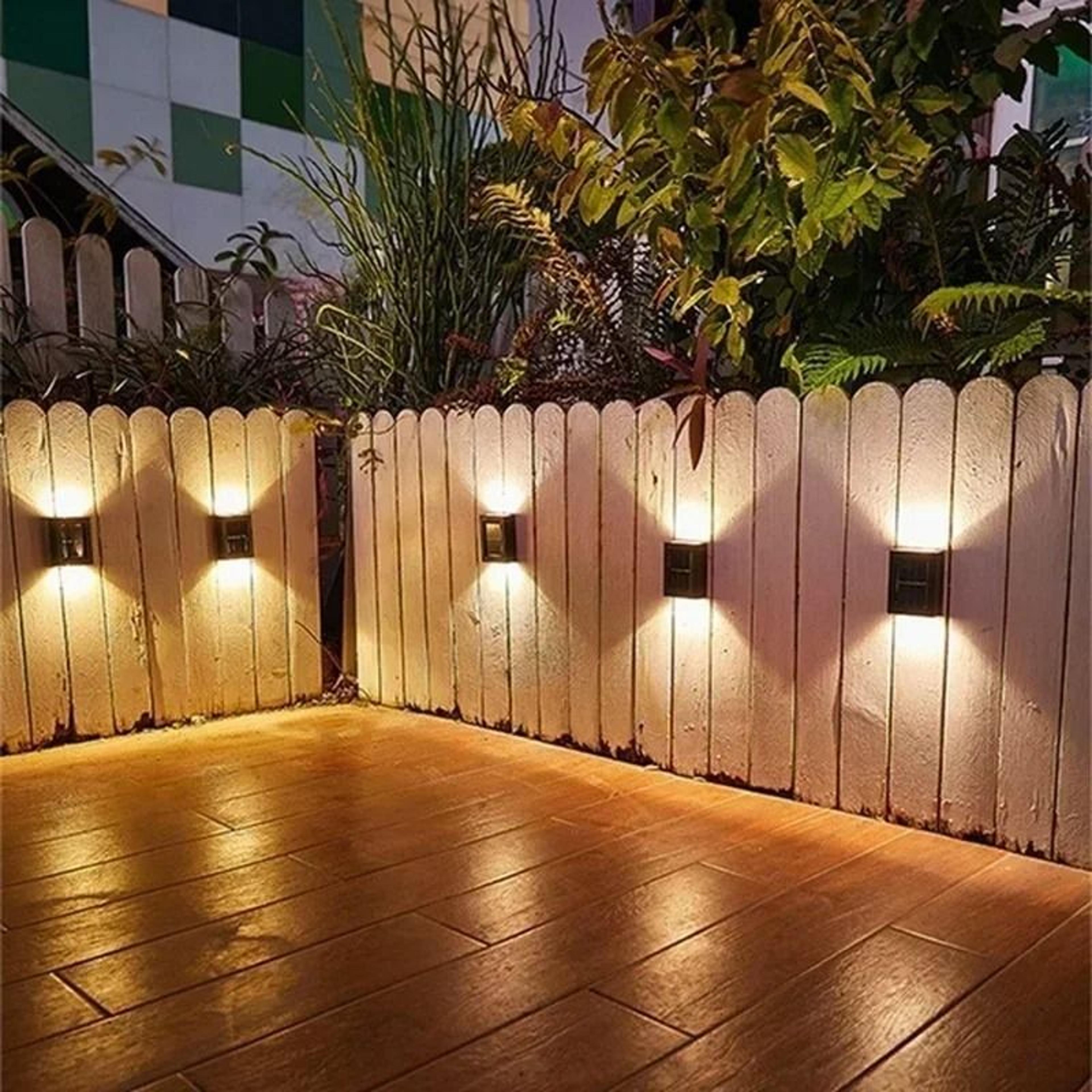 Solar Up And Down Outdoor Wall Spot Light 3