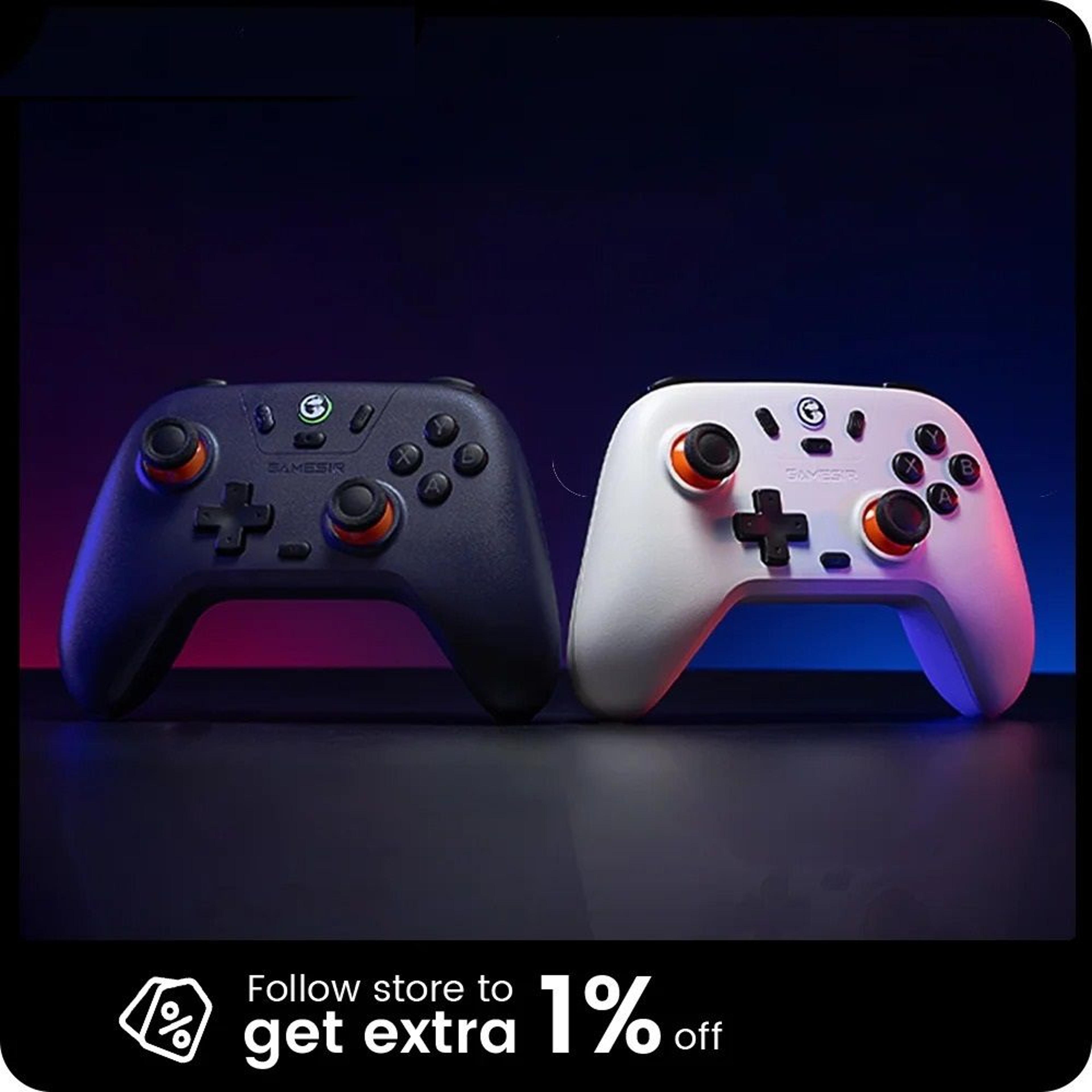 Wireless MultiPlatform Game Controller With Hall Effect Joysticks 0
